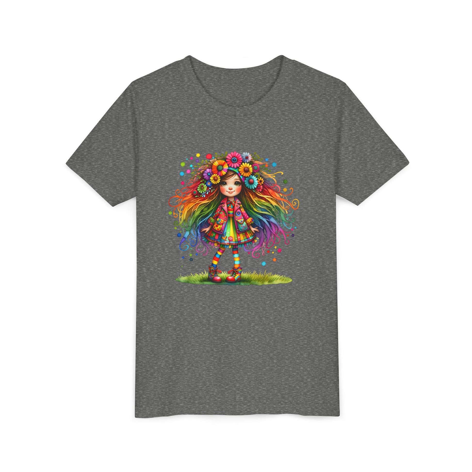 Whimsical Flower Child Youth Tee