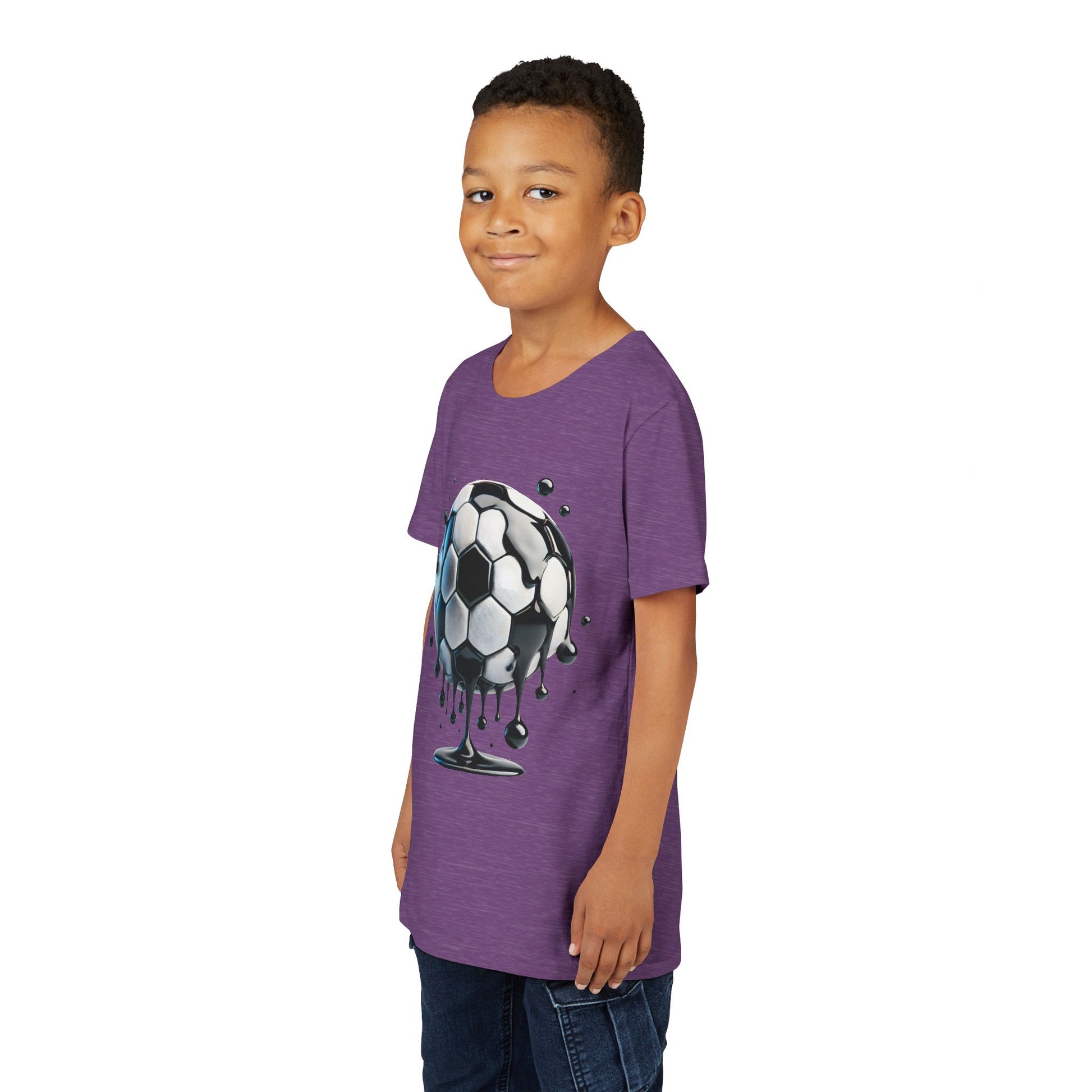Dripping Soccer Ball Youth Tee