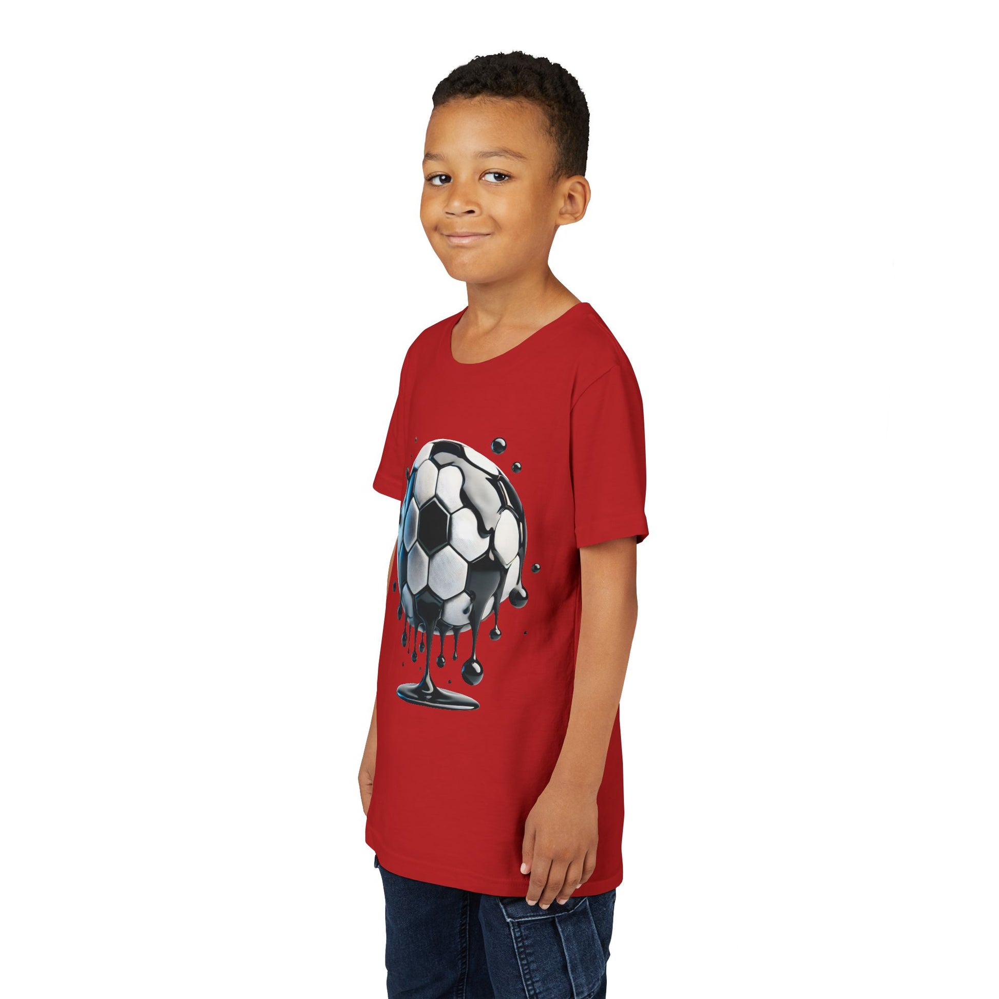 Dripping Soccer Ball Youth Tee