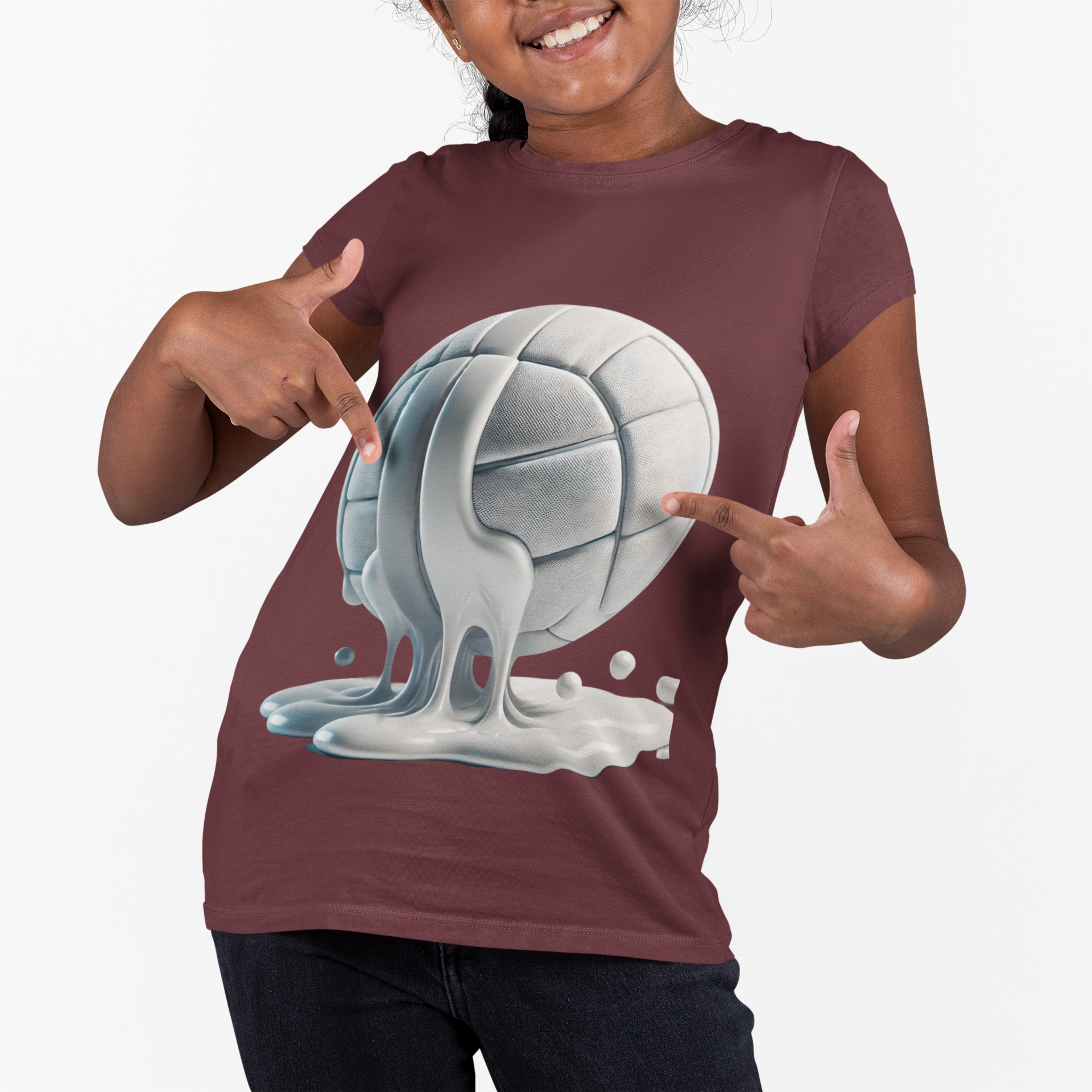 Cool Dripping Volleyball Youth Tee