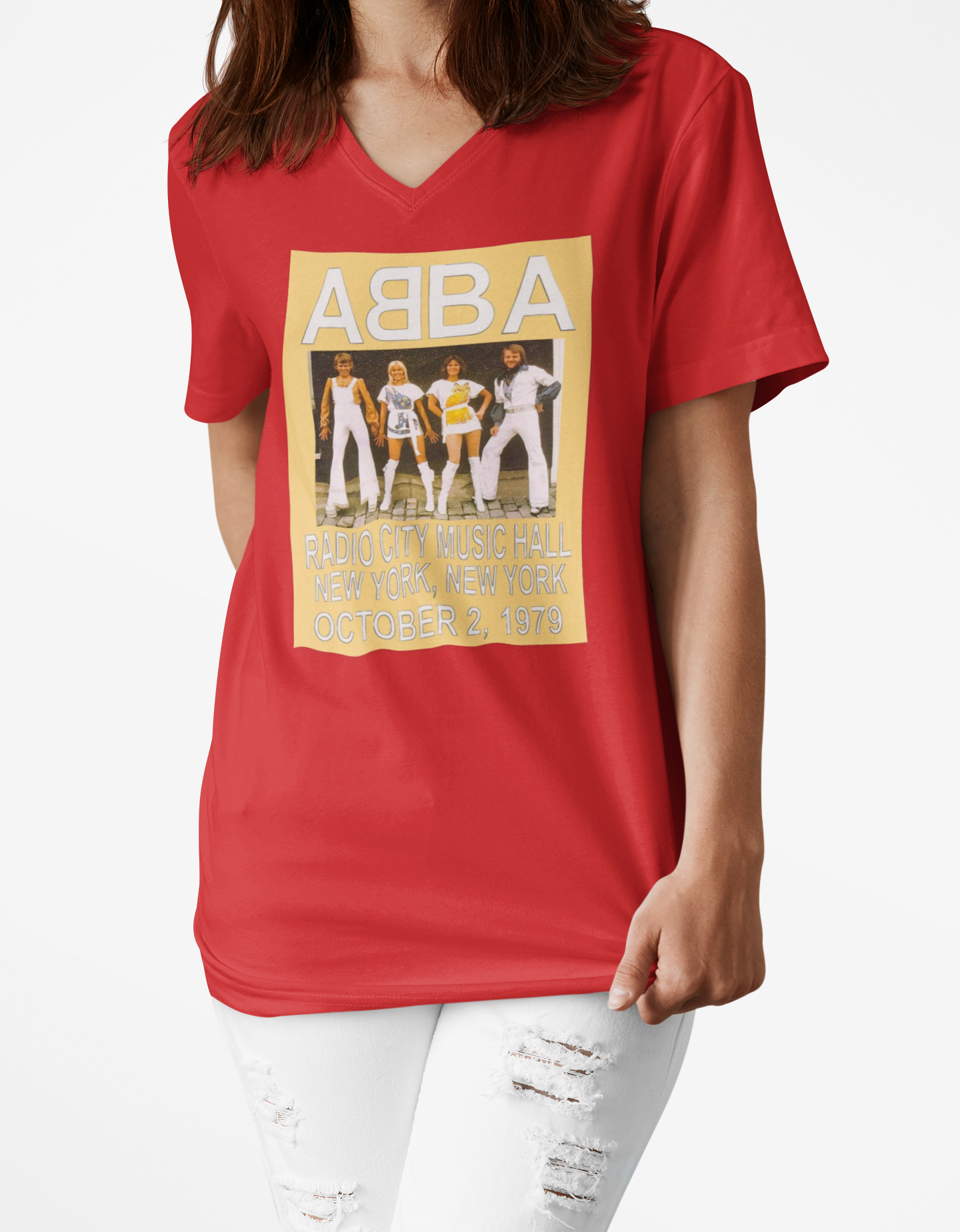 Vintage Concert V-Neck Tee