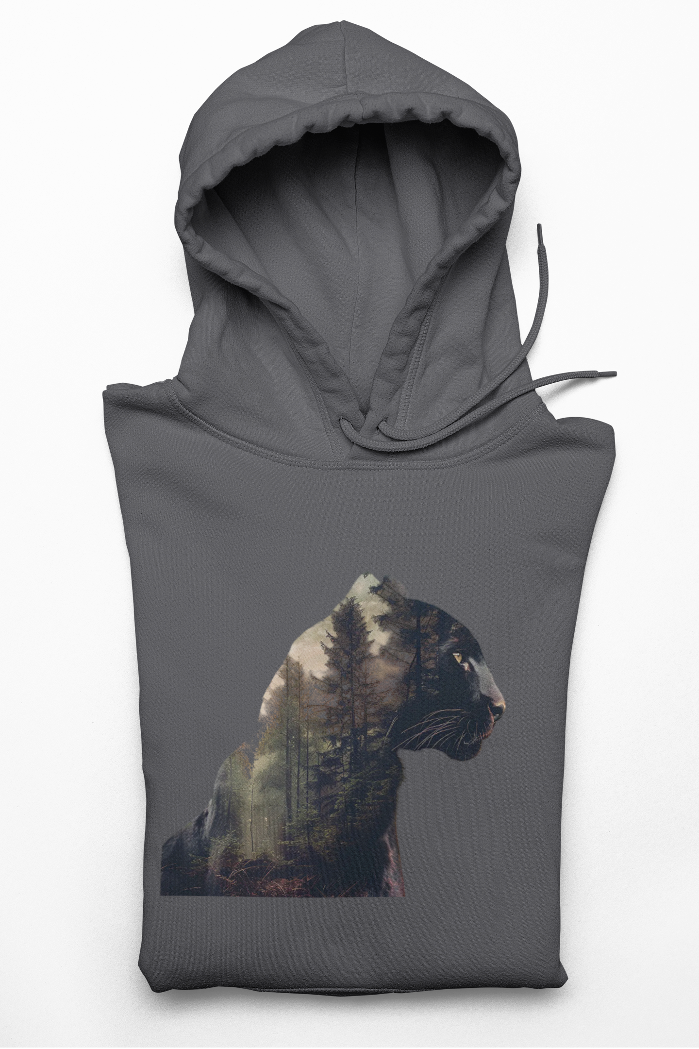 Wildlife Panther Landscape Hoodie