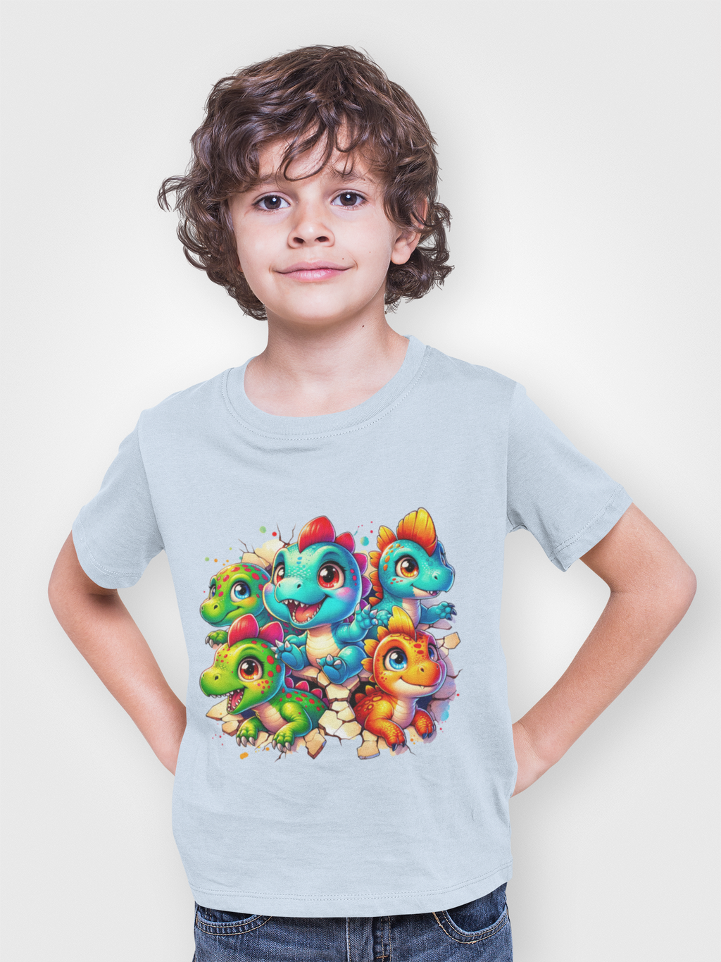 Colorful Dinosaur Toddler T-Shirt