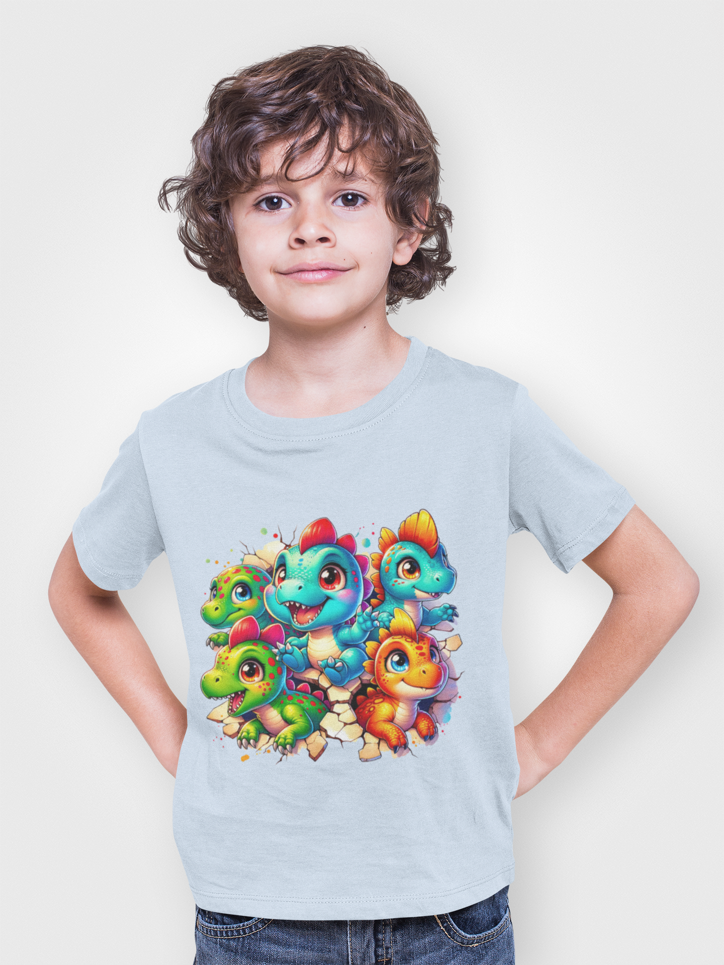 Colorful Dinosaur Toddler T-Shirt