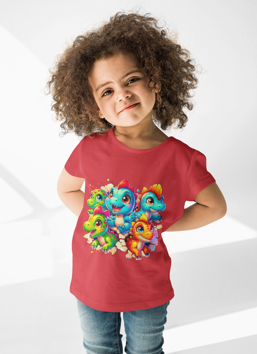 Colorful Dinosaur Toddler T-Shirt