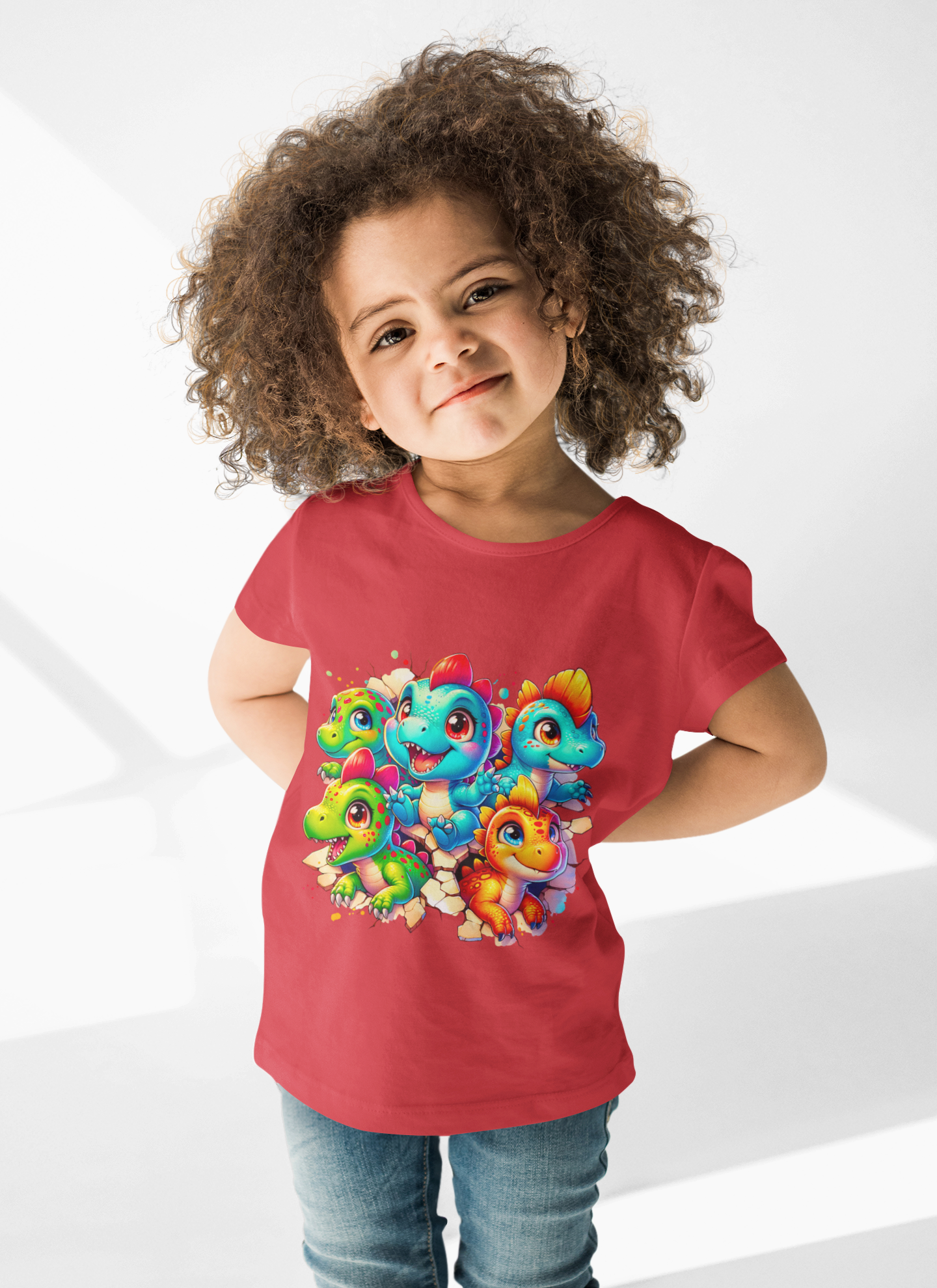 Colorful Dinosaur Toddler T-Shirt