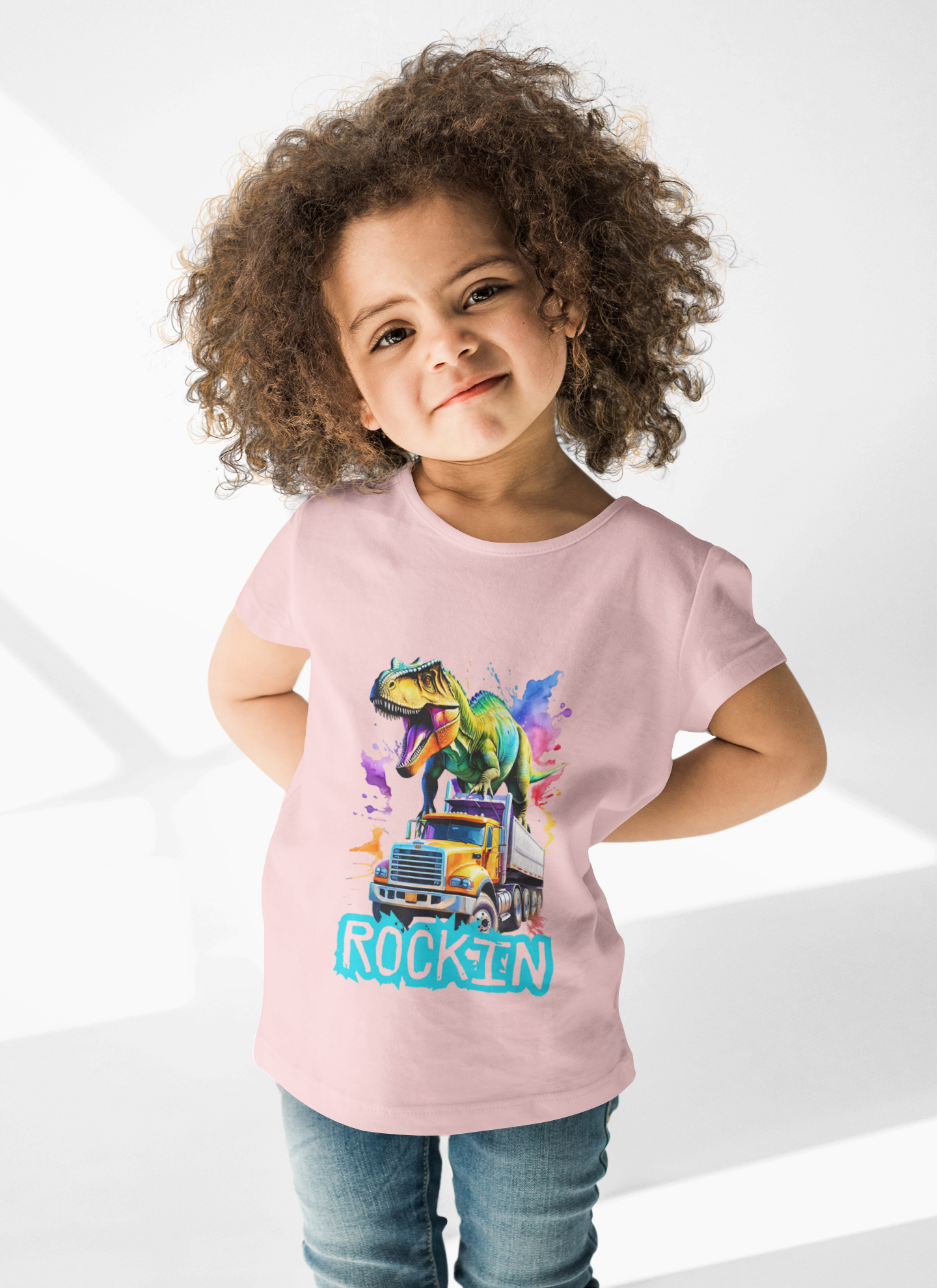 Rockin' Toddler Tee - Dino Design