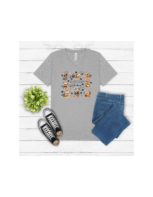 Yorkie Lover V-Neck Tee