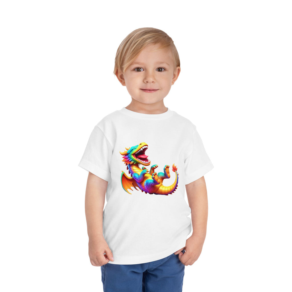 Rainbow Dinosaur Toddler Tee