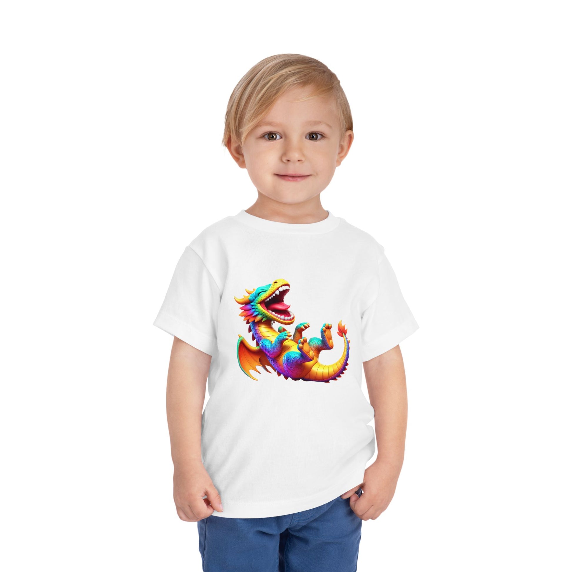 Rainbow Dinosaur Toddler Tee