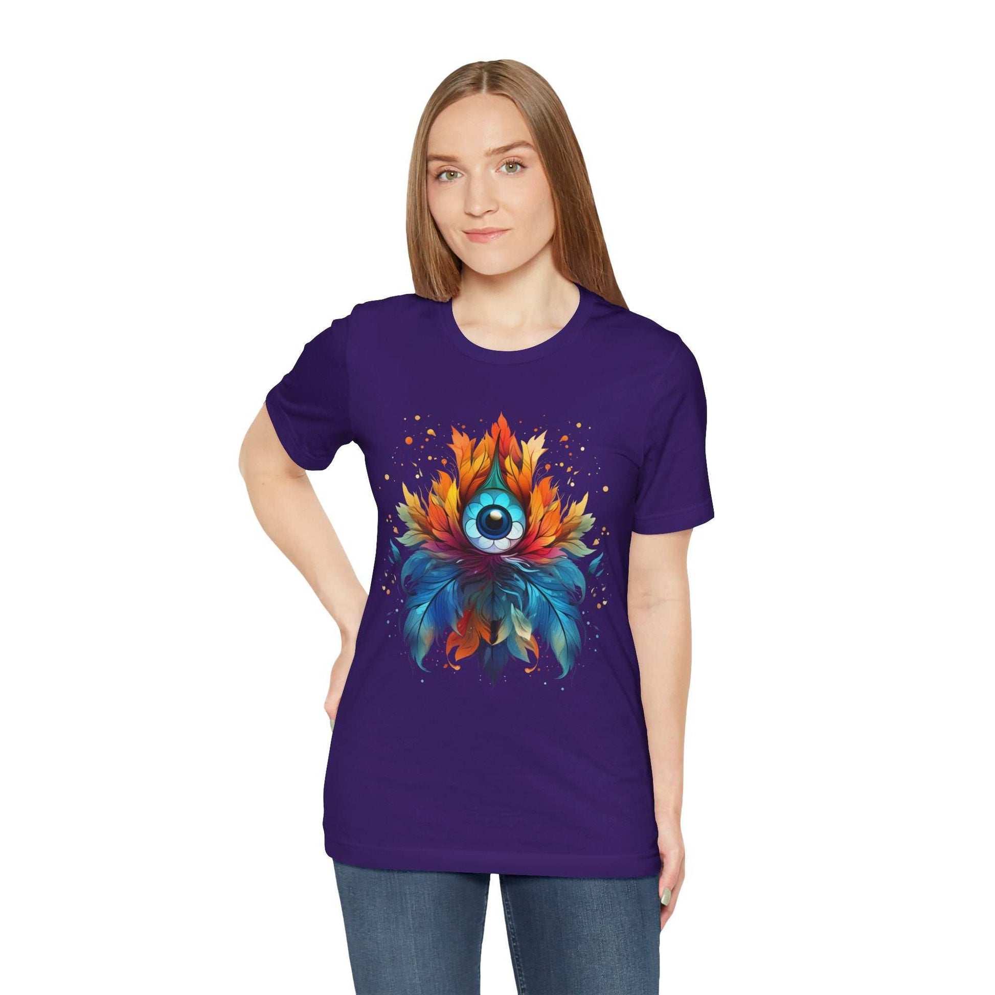 Vibrant Eye-Mandala Tee