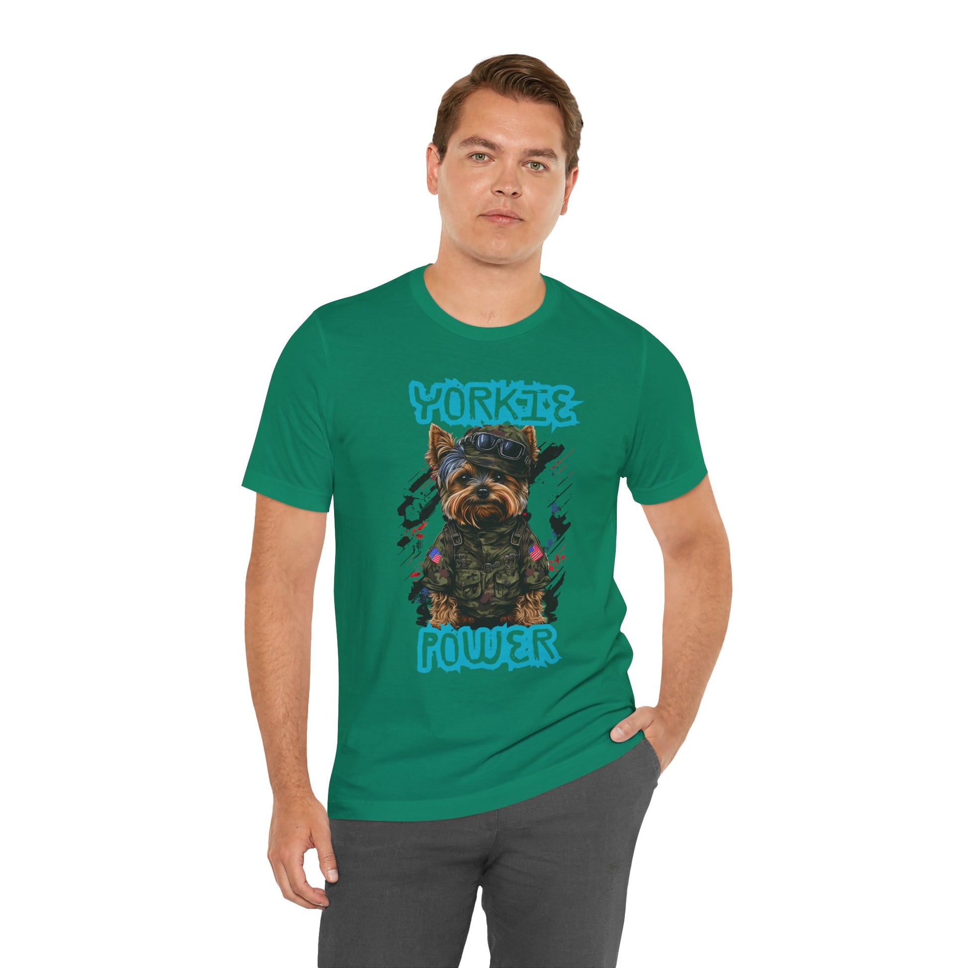 Yorkie Power Unisex Tee