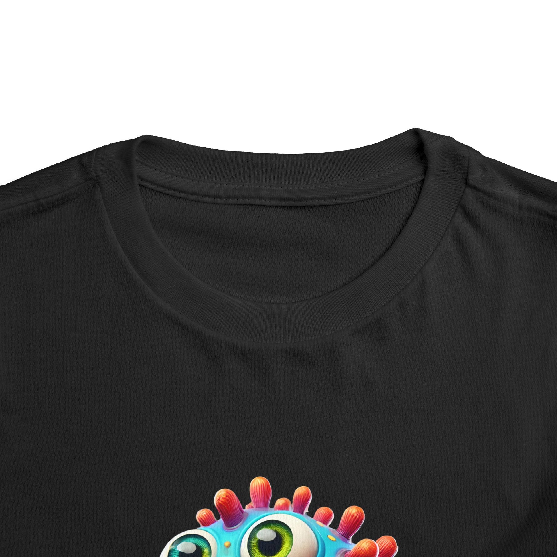 Colorful Toddler Tee with Fun Monster Design