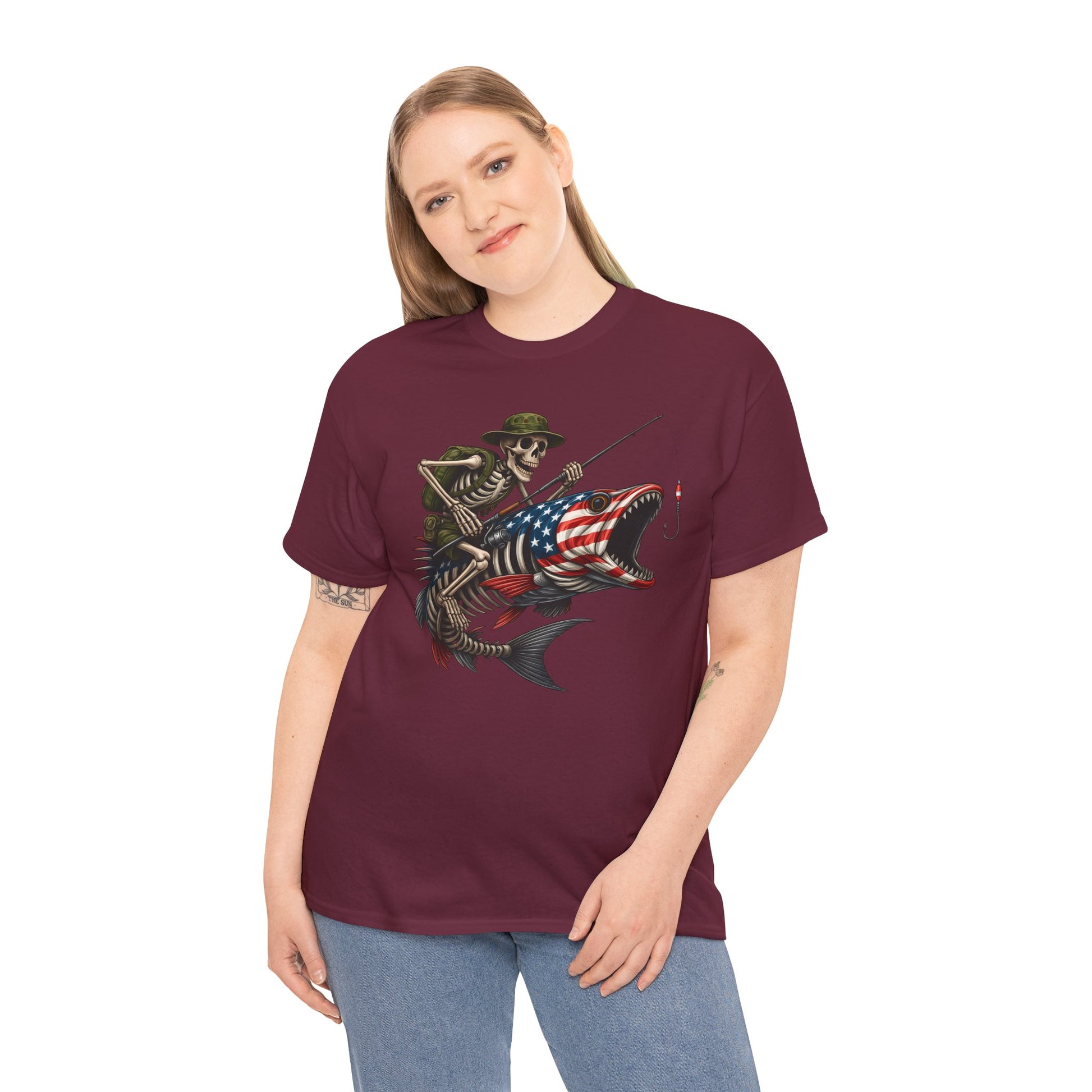 Fishing Skeleton Tee