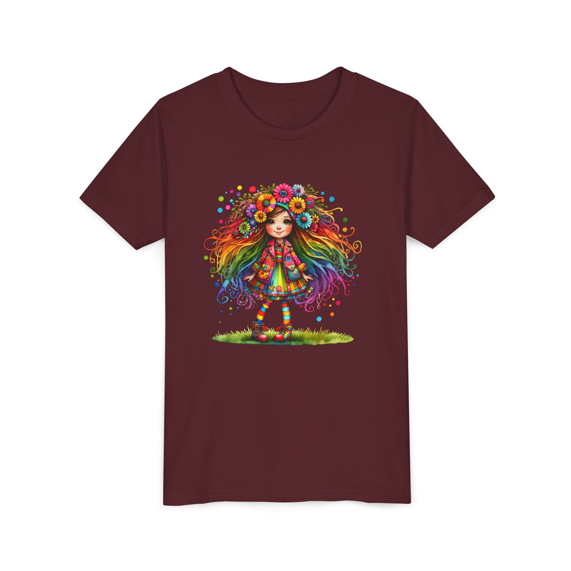 Whimsical Flower Child Youth Tee