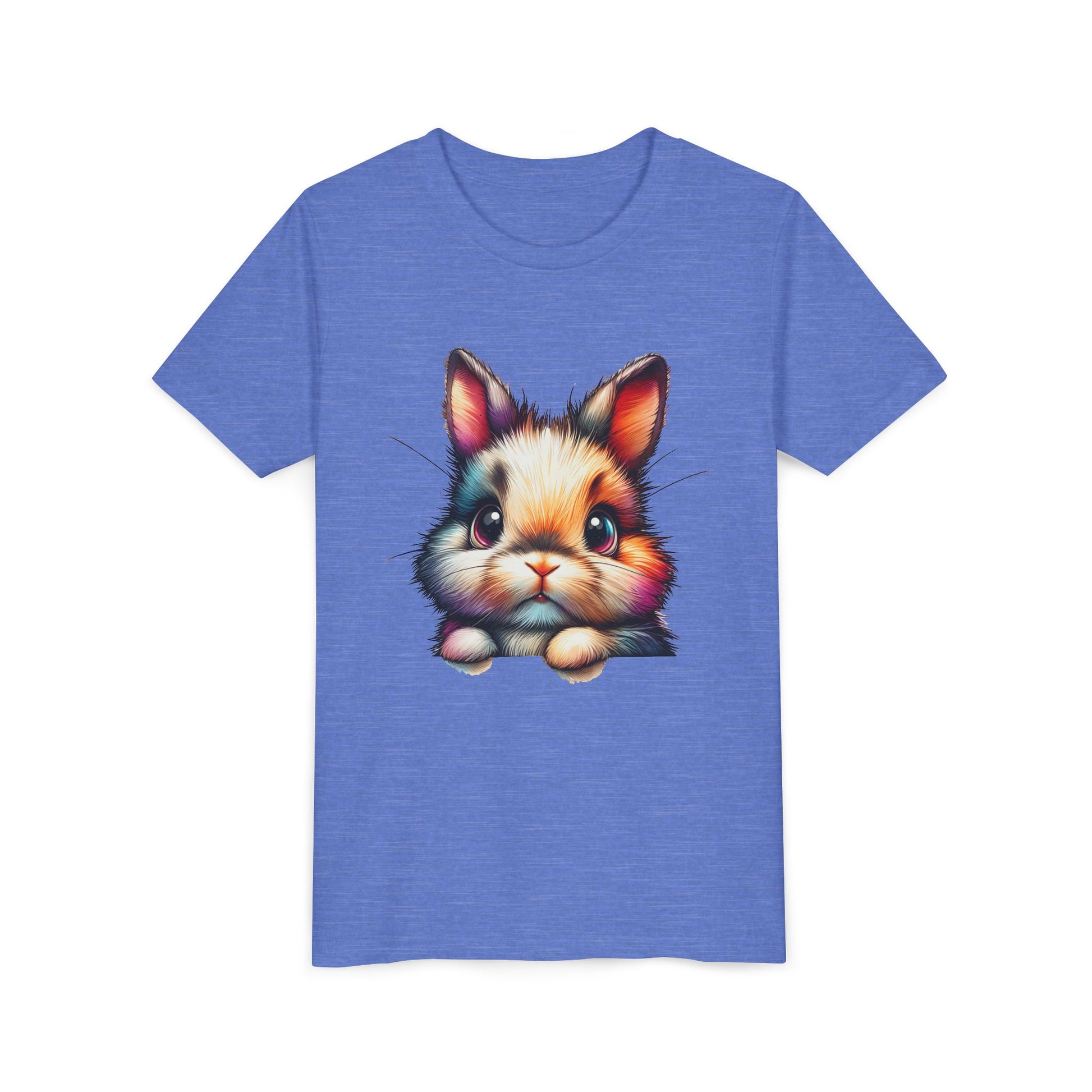 Colorful Bunny Youth Short Sleeve Tee
