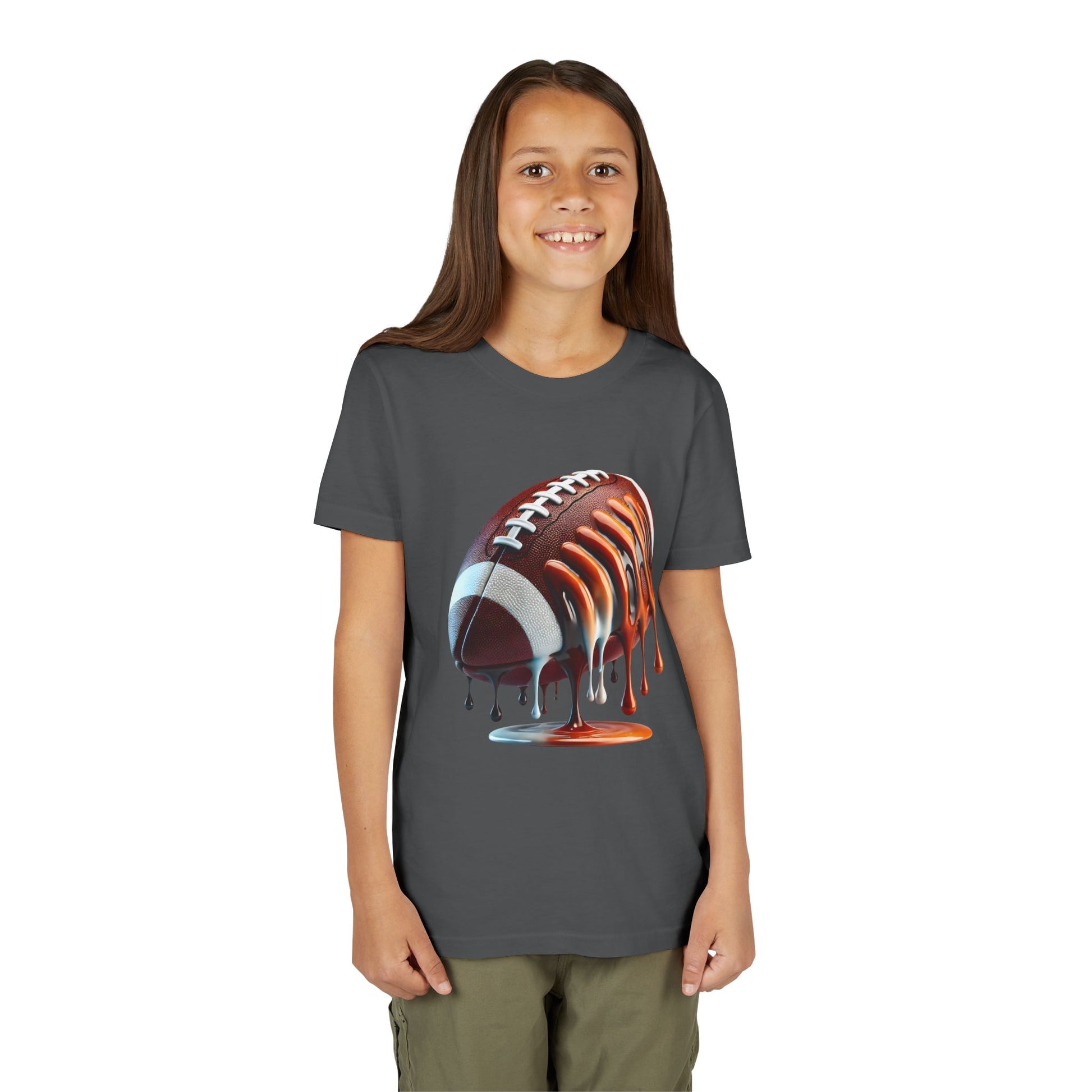Dripping Football Youth Tee