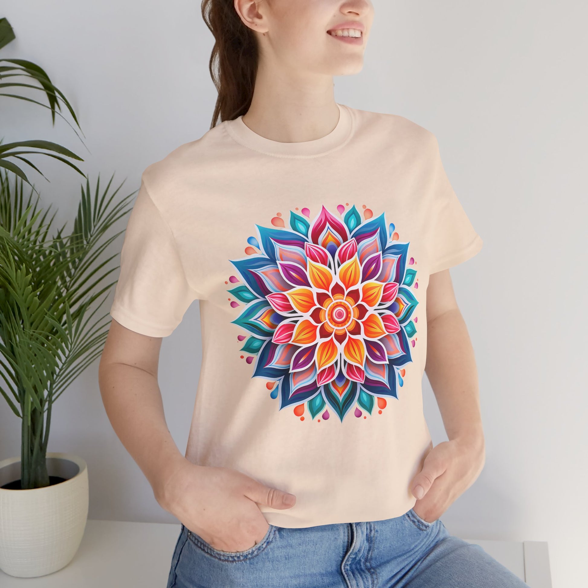 Vibrant Mandala Graphic Tee