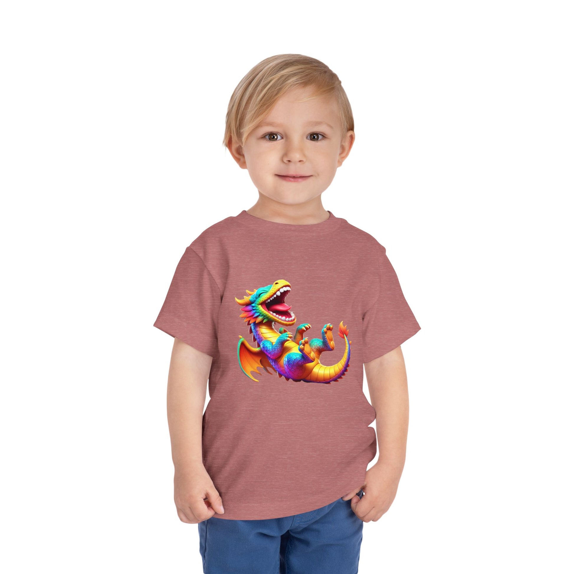Rainbow Dinosaur Toddler Tee