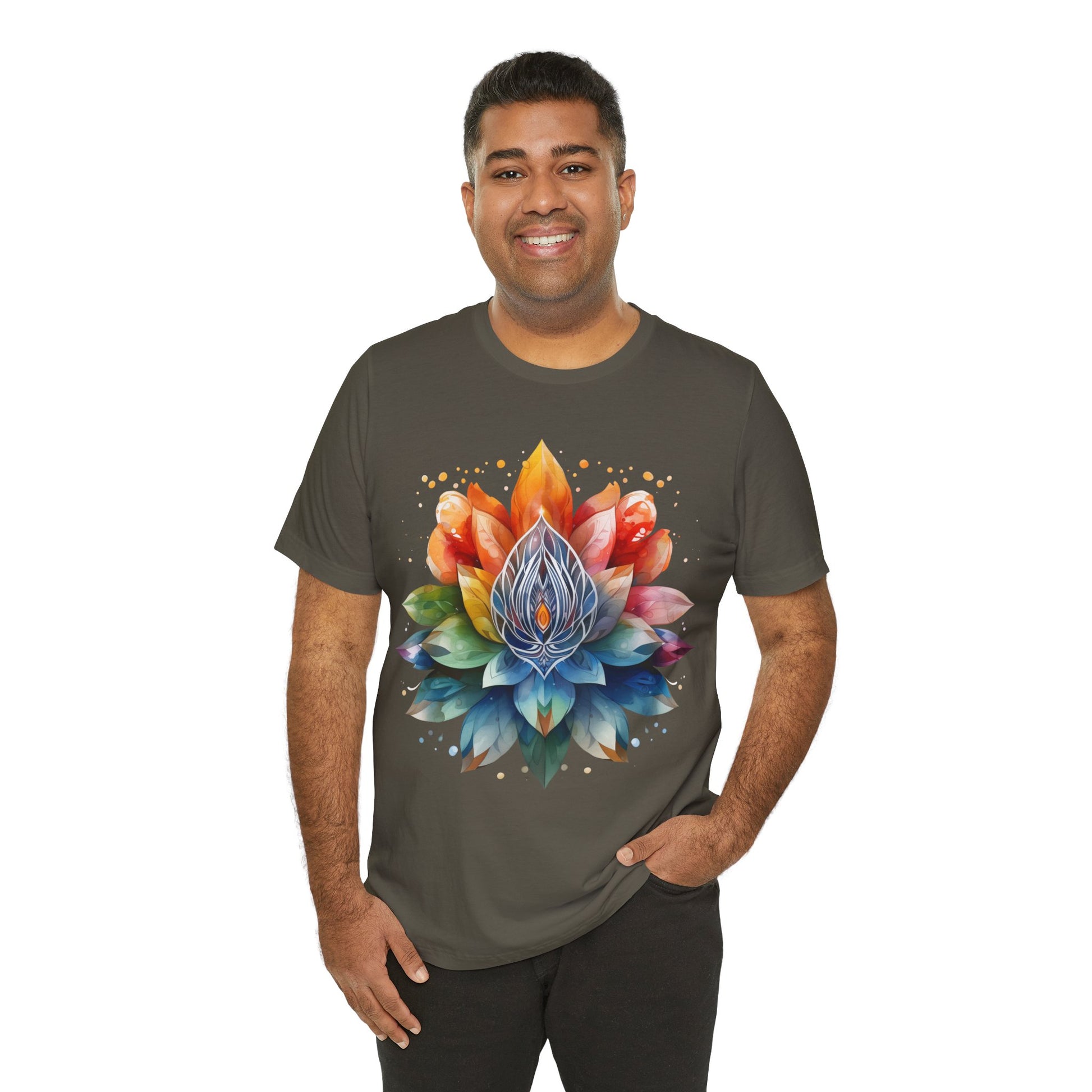 Colorful Lotus Flower T-Shirt