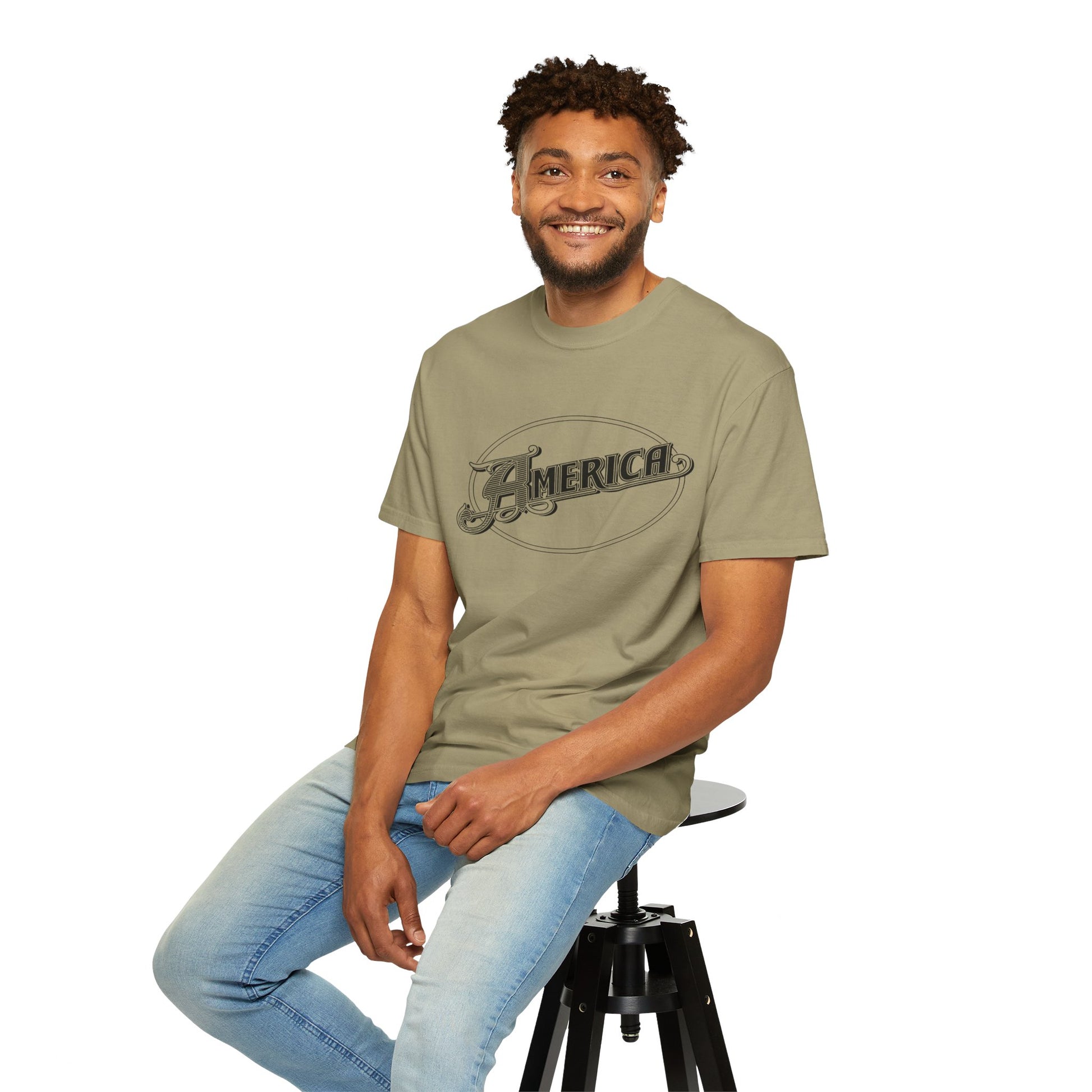 America Vintage Garment-Dyed T-Shirt