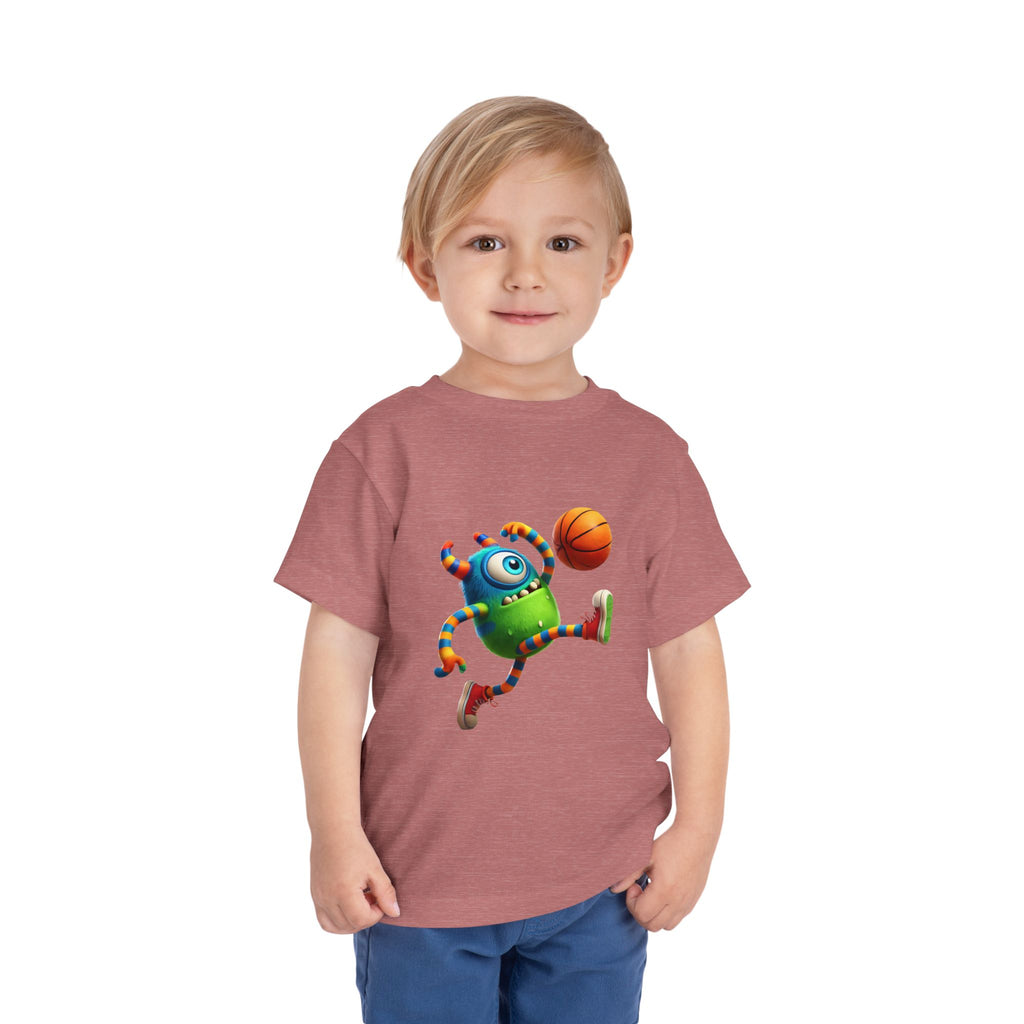 Playful Monster Toddler Tee, Fun Kids Shirt