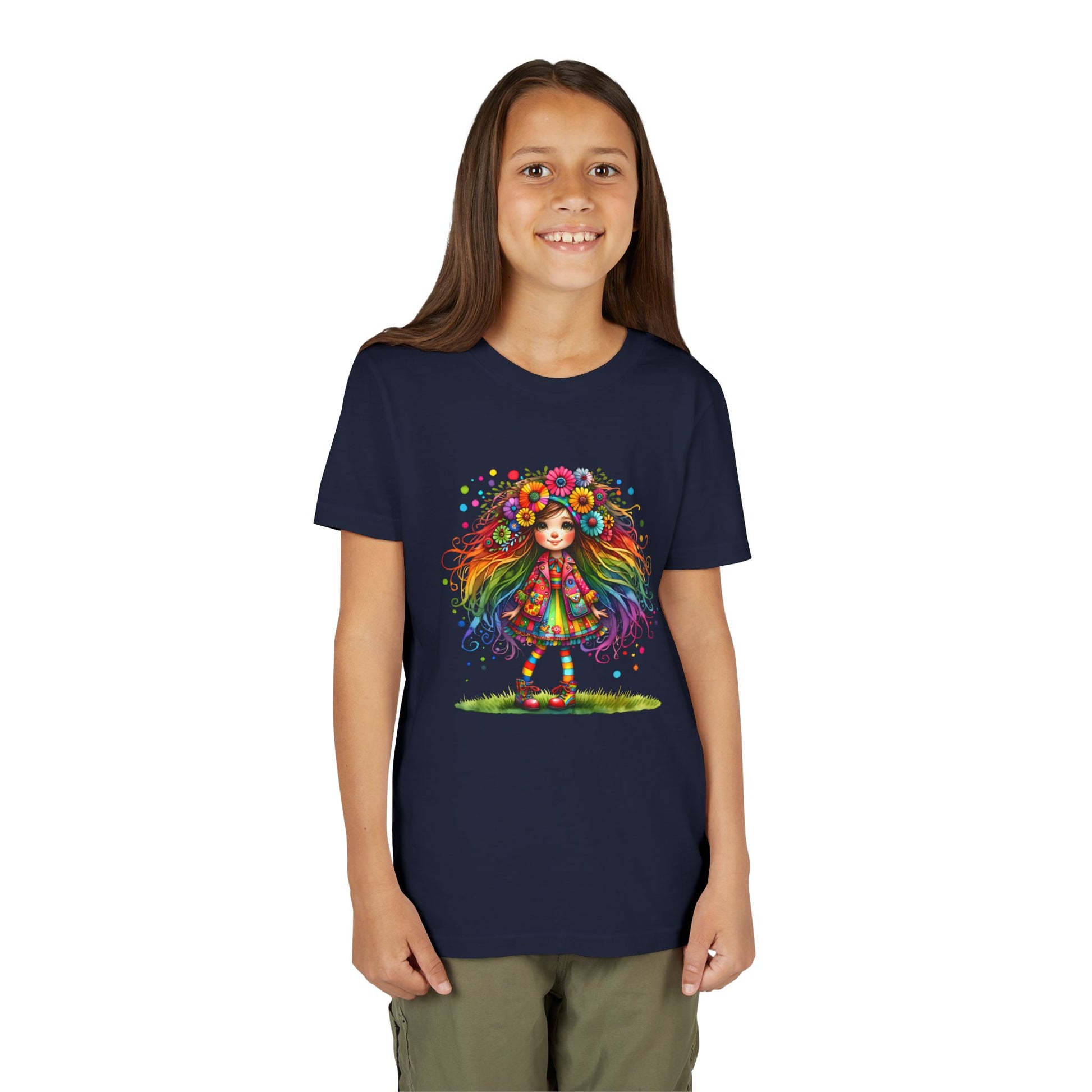 Whimsical Flower Child Youth Tee
