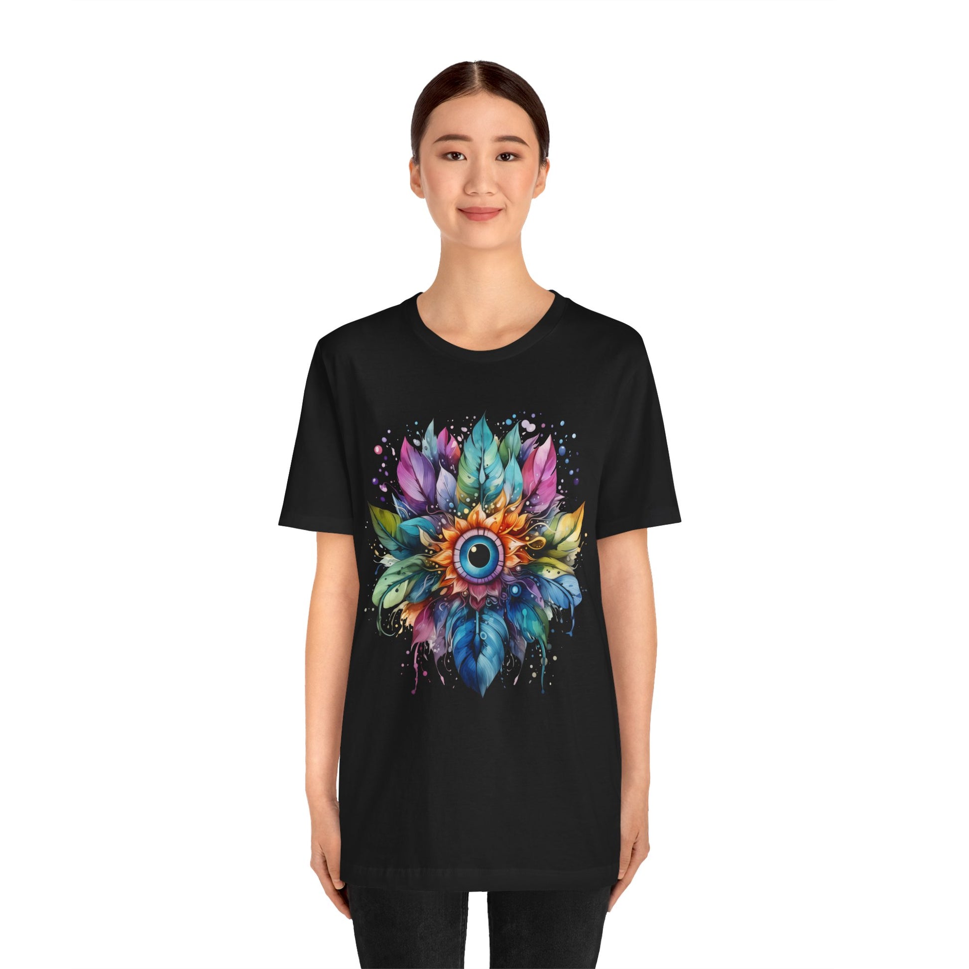 Colorful Eye Design Unisex Tee