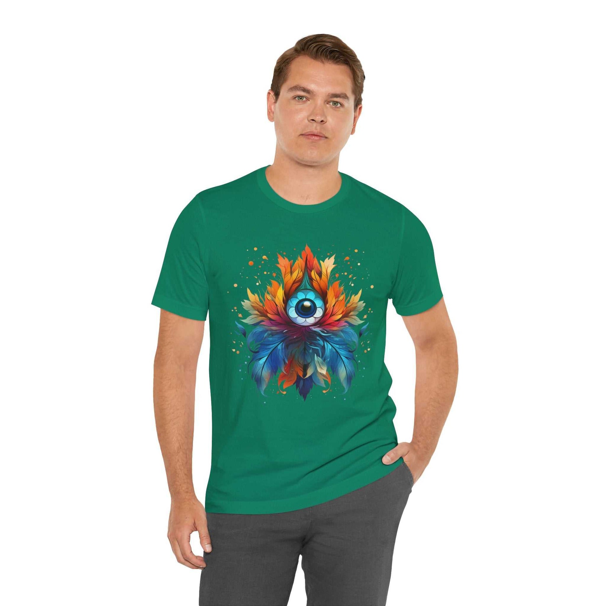 Vibrant Eye-Mandala Tee