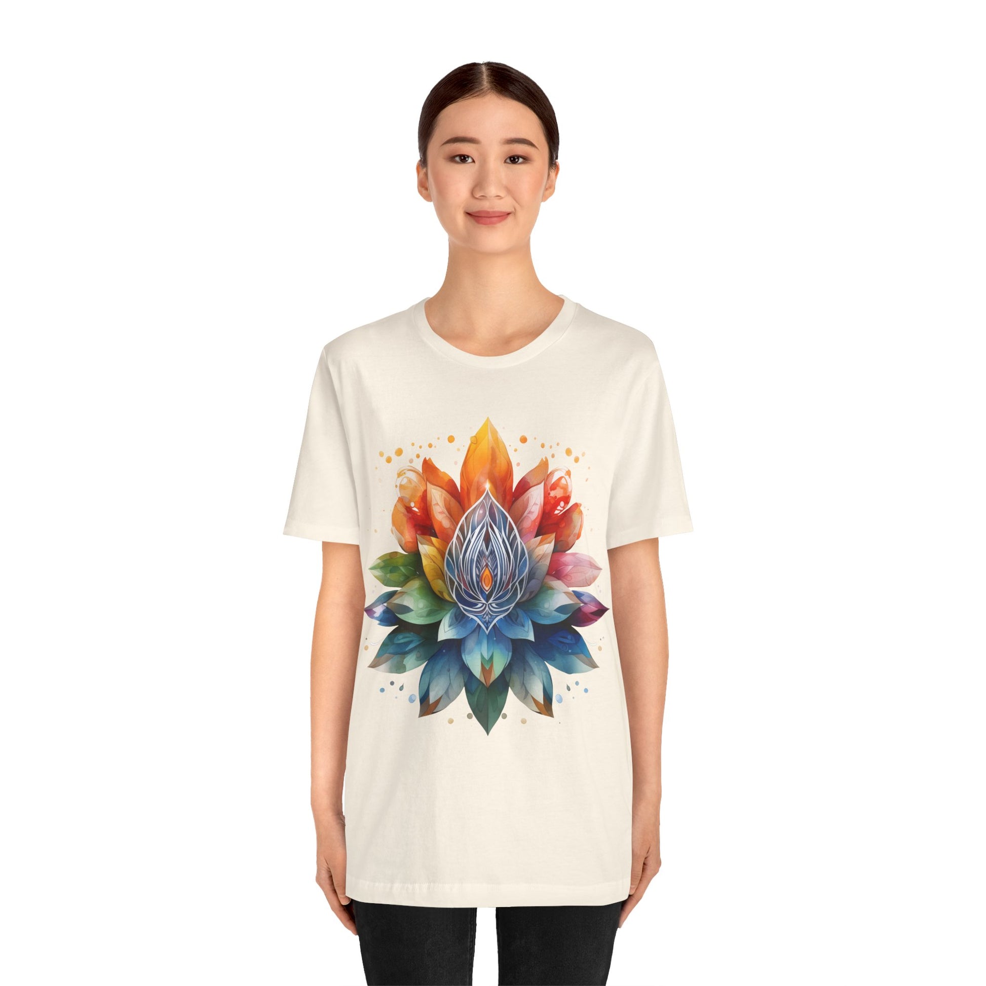 Colorful Lotus Flower T-Shirt