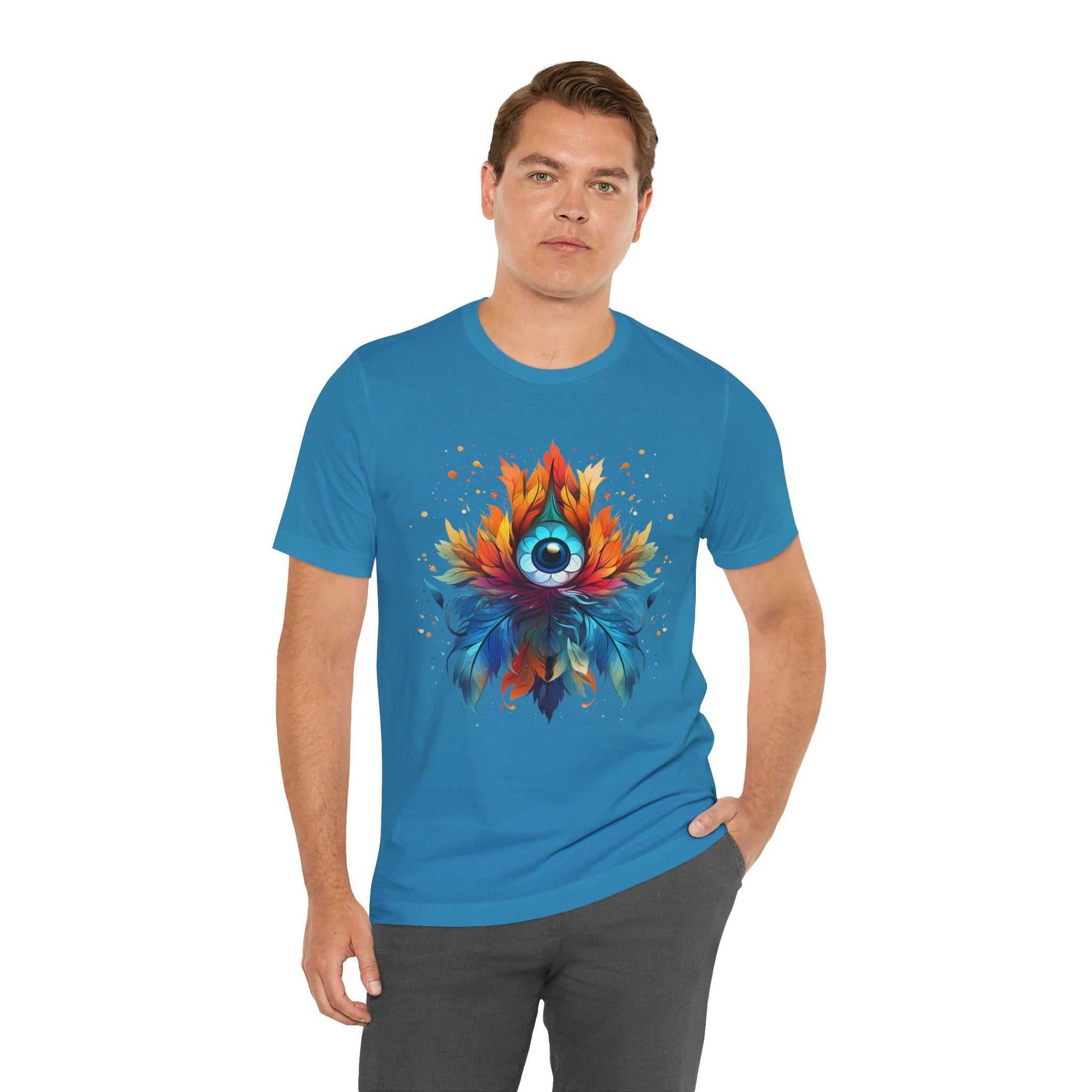 Vibrant Eye-Mandala Tee