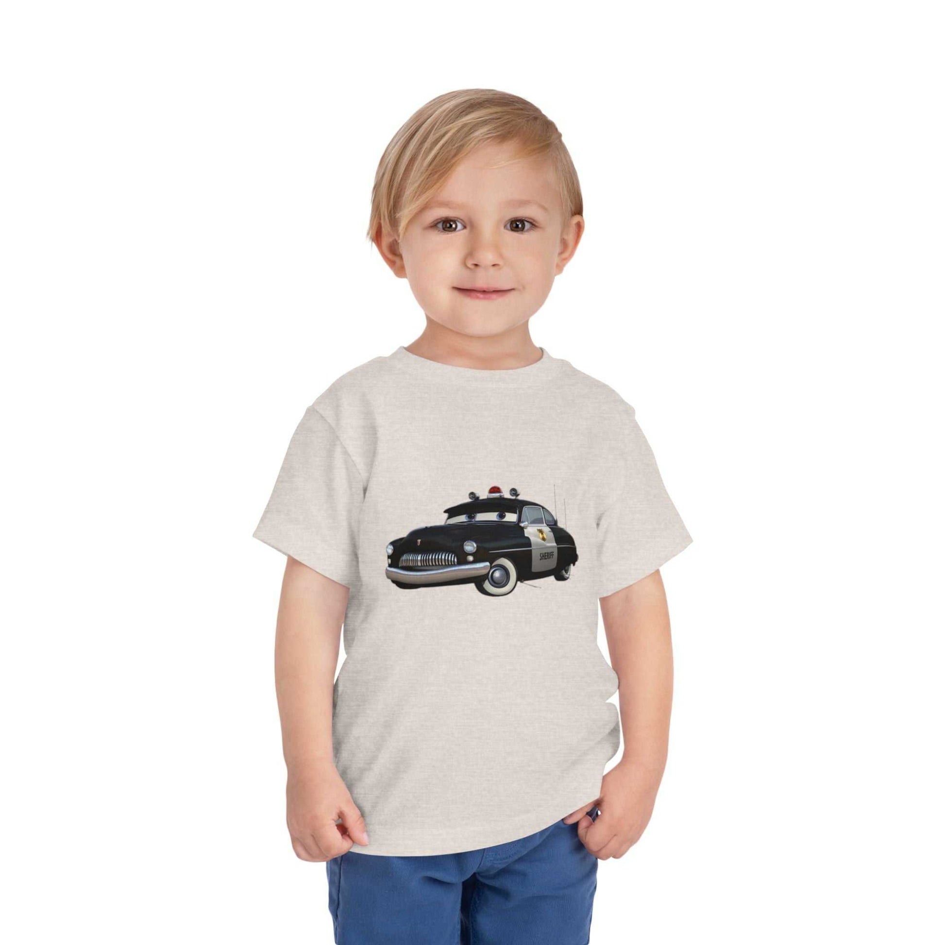 Police Car Toddler Tee