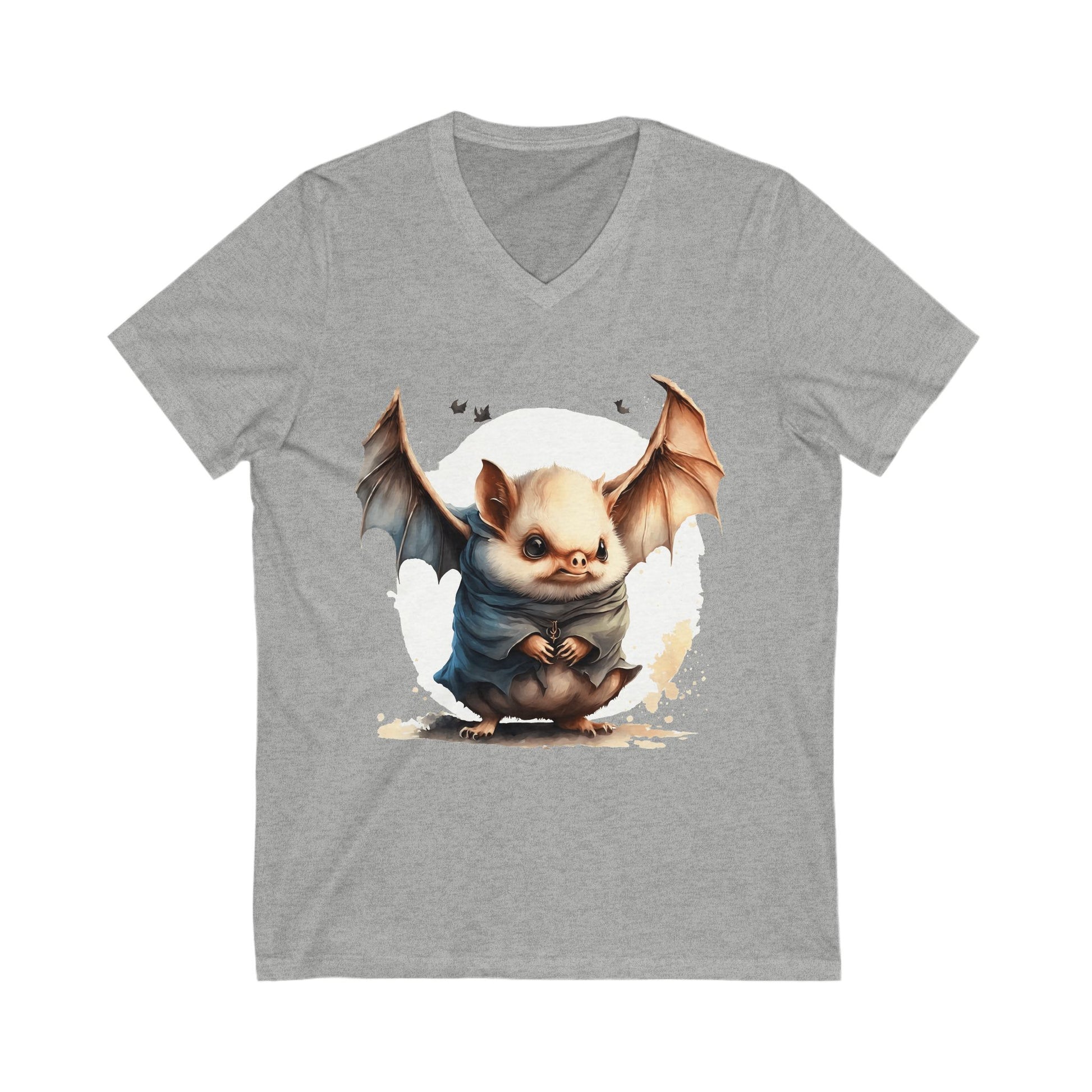 Cute Bat V-Neck Tee