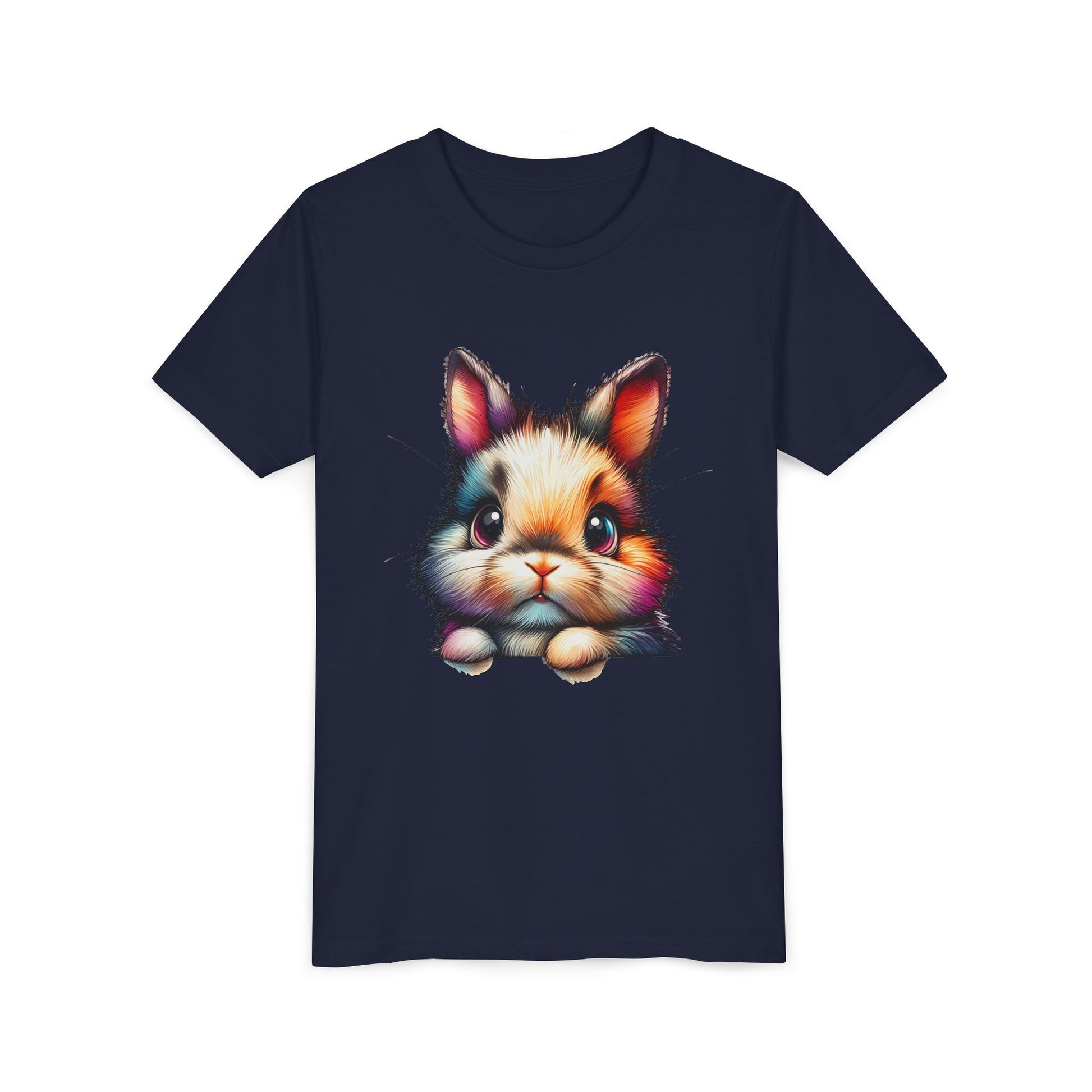 Colorful Bunny Youth Short Sleeve Tee