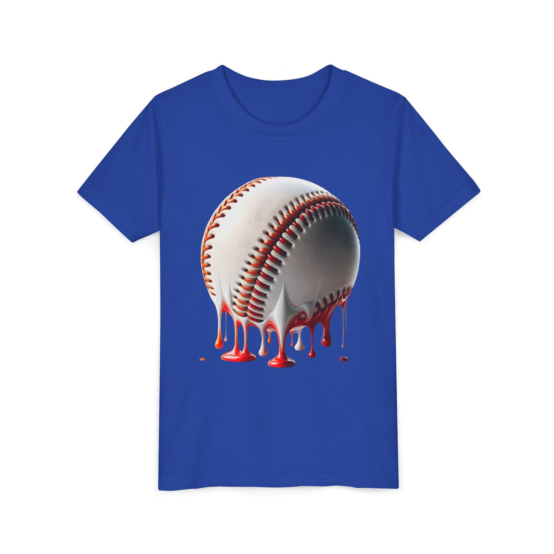 Youth Baseball Inspired Dripping Tee