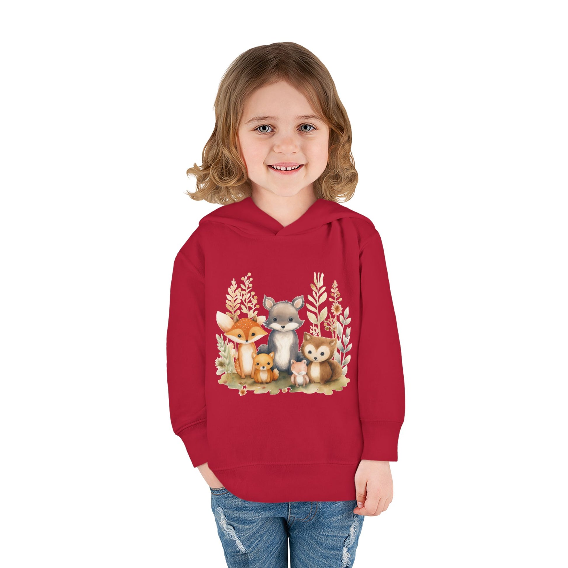 Whimsical Animal Toddler Hoodie