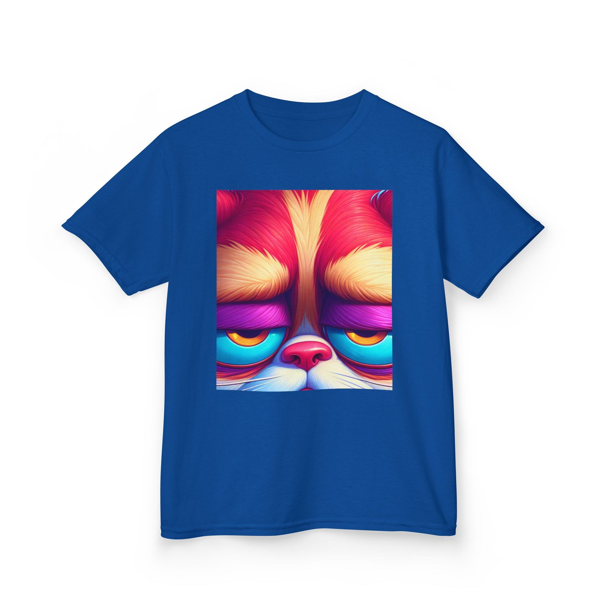Colorful Grumpy Cat Kids Tee