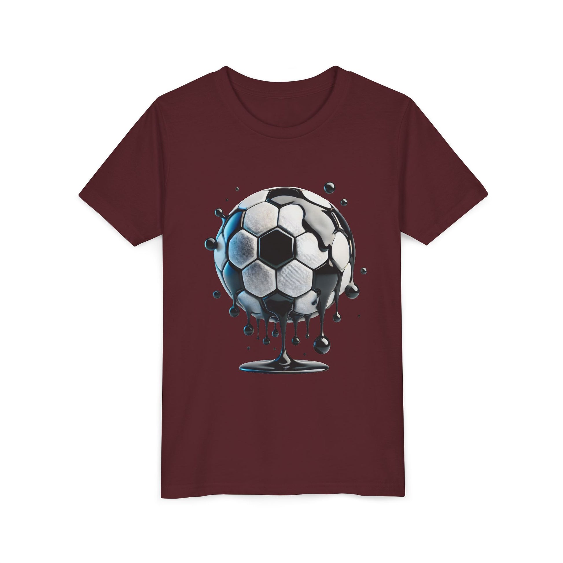 Dripping Soccer Ball Youth Tee