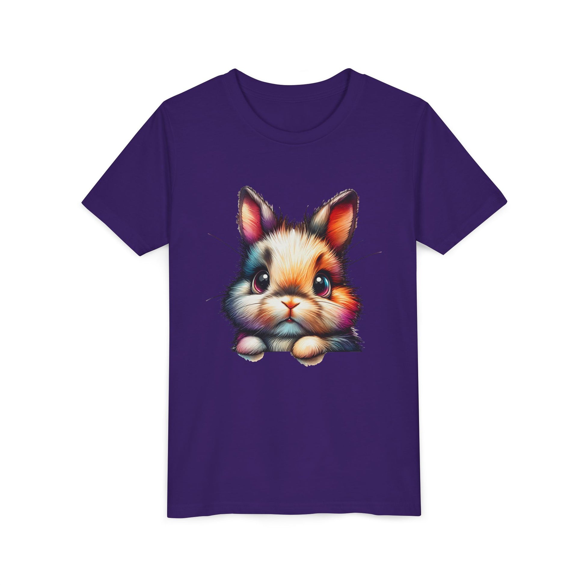 Colorful Bunny Youth Short Sleeve Tee
