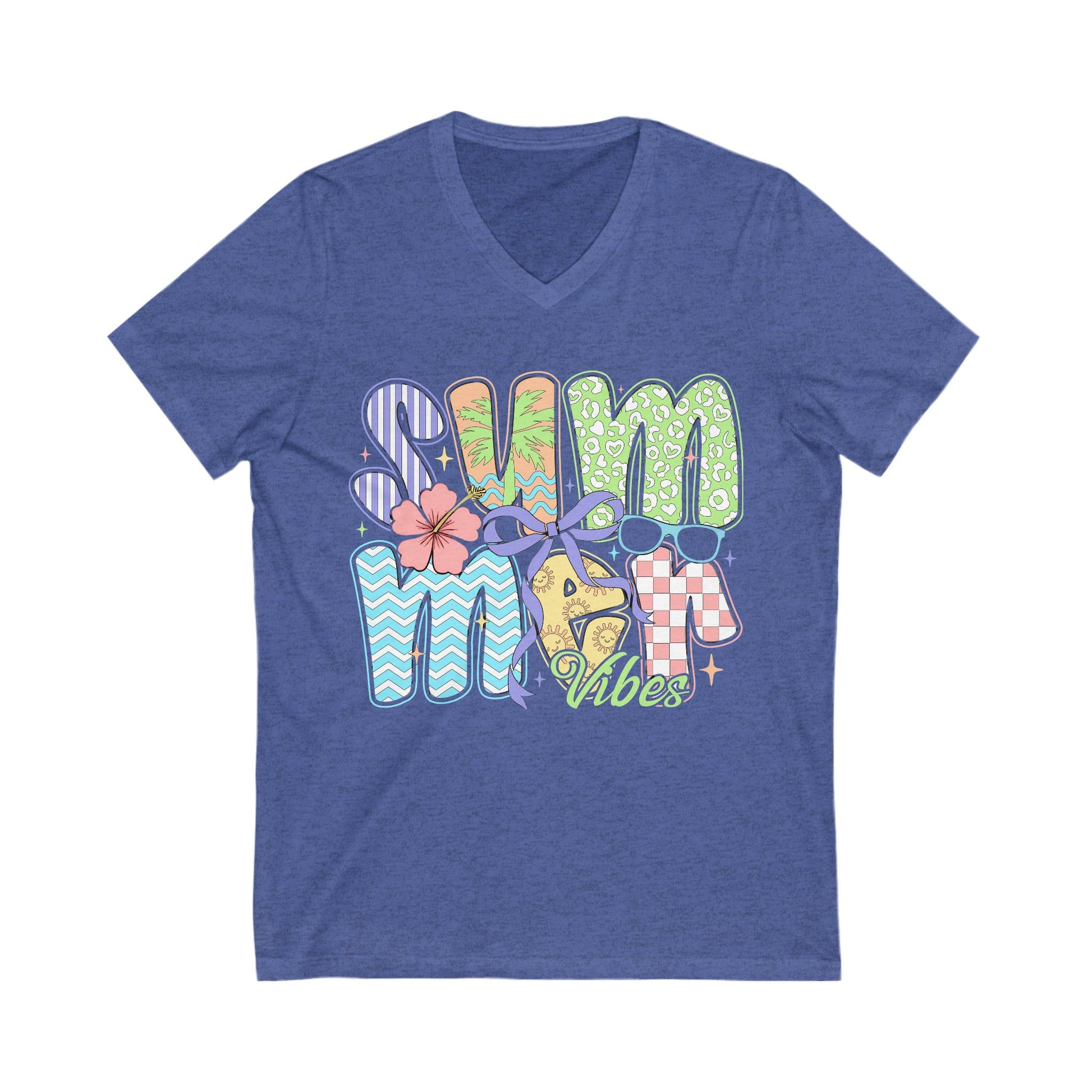 Summer Vibes Ladies' V-Neck