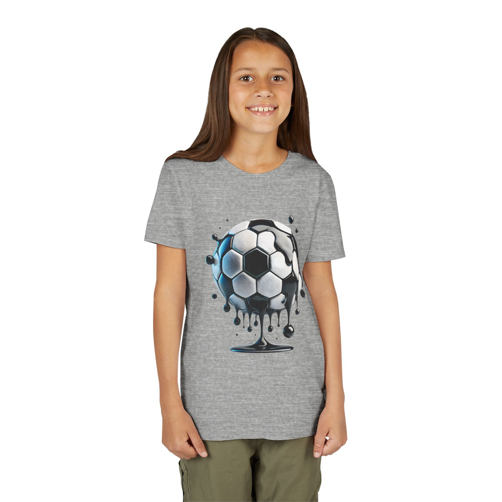 Dripping Soccer Ball Youth Tee