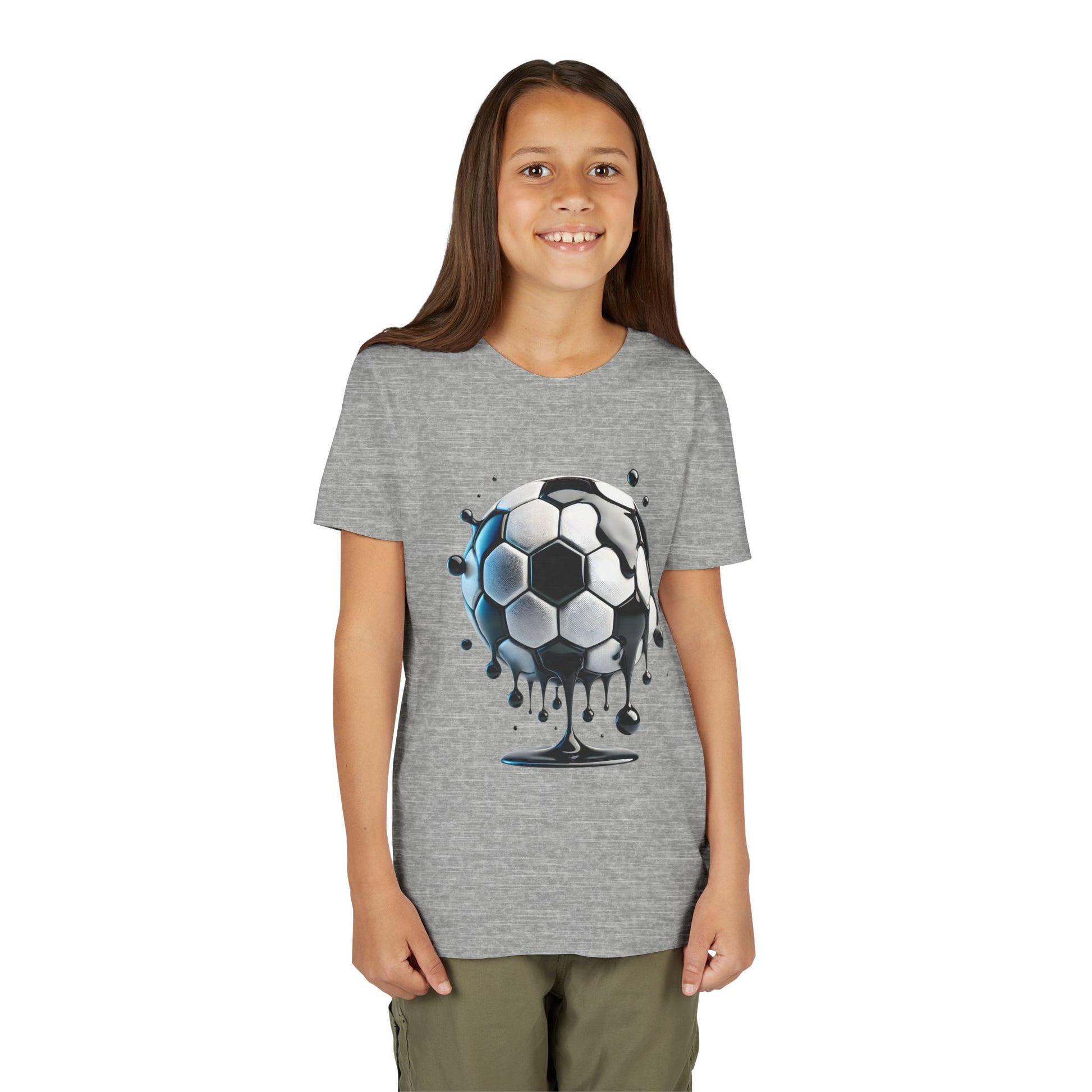 Dripping Soccer Ball Youth Tee