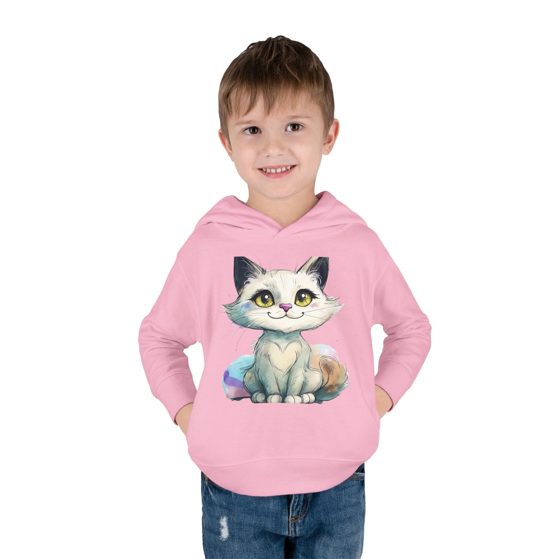 Cute Cat Toddler Hoodie