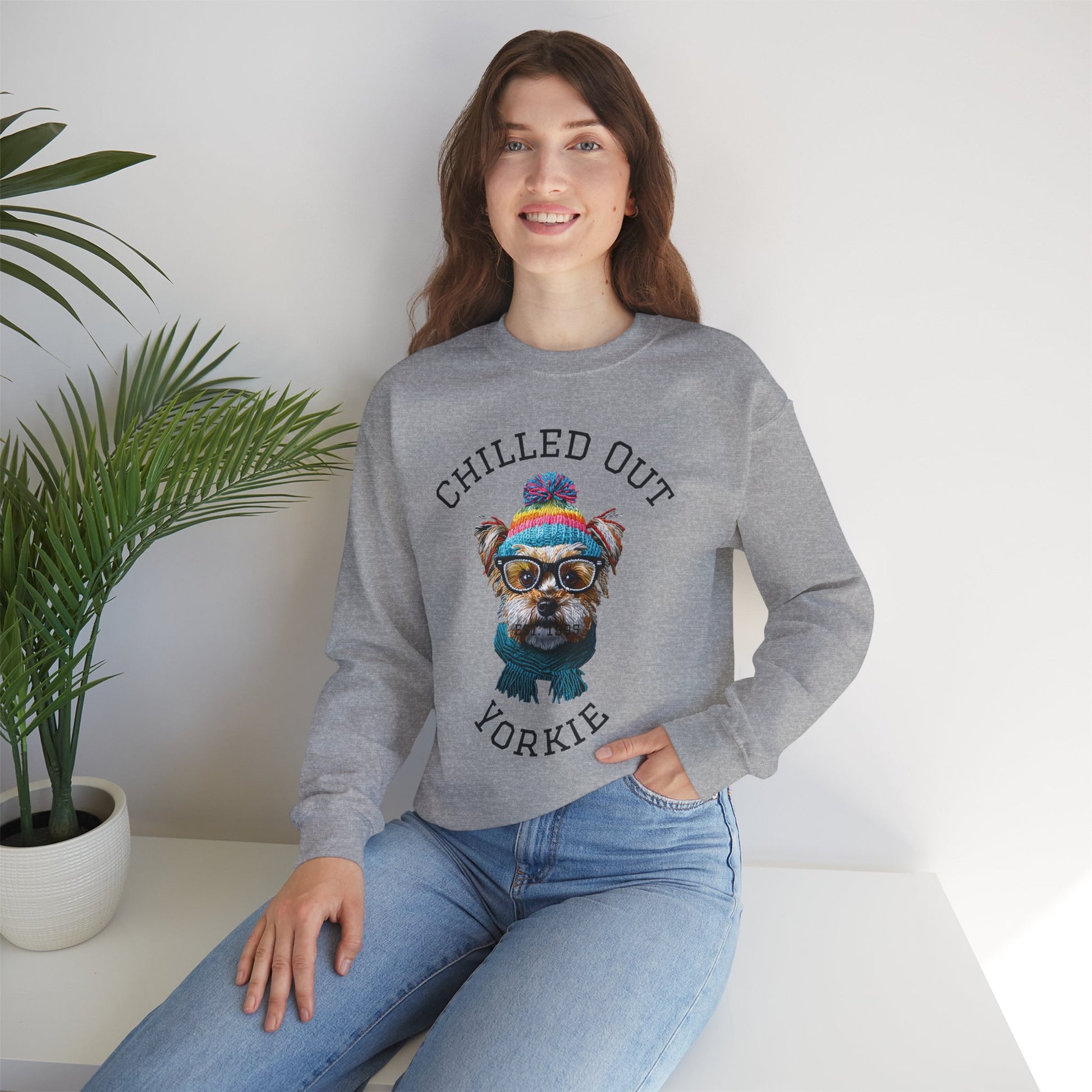 Chilled Out Yorkie Sweatshir