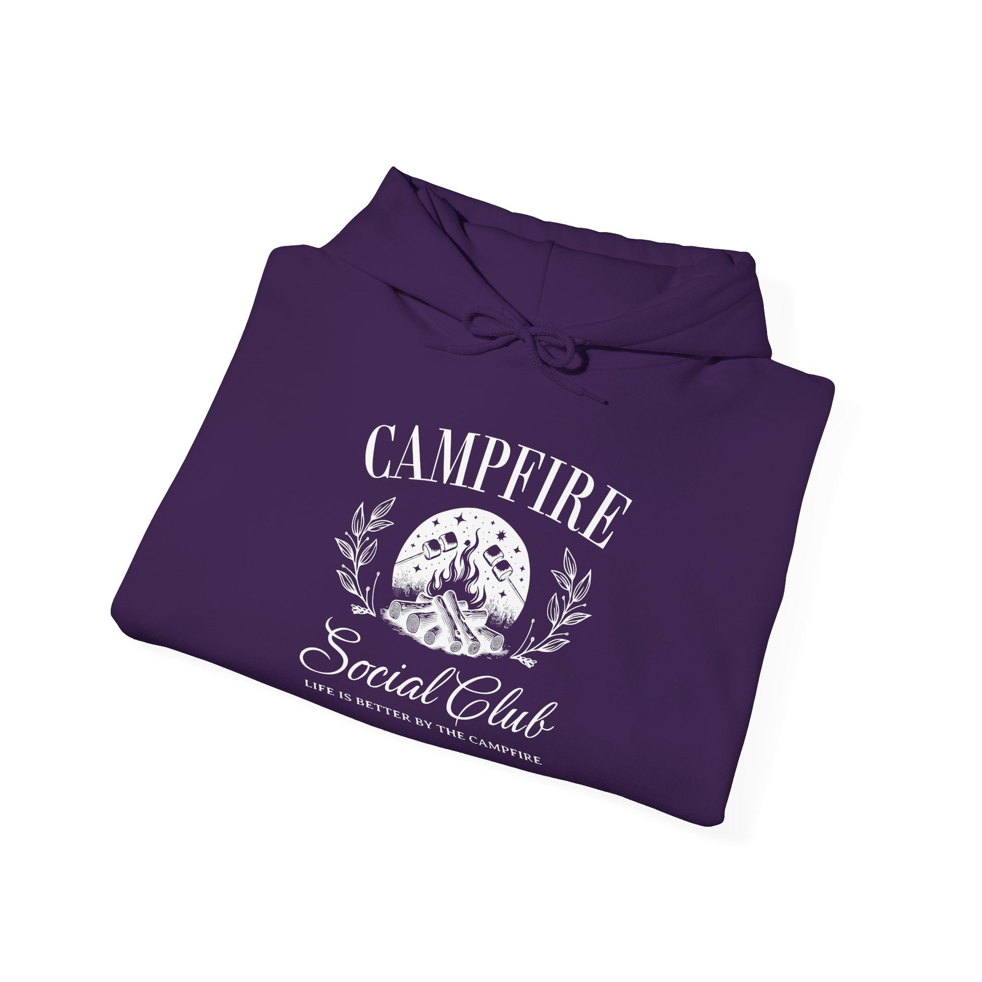 Campfire Social Club Hoodie – Life’s Better Around the Flames