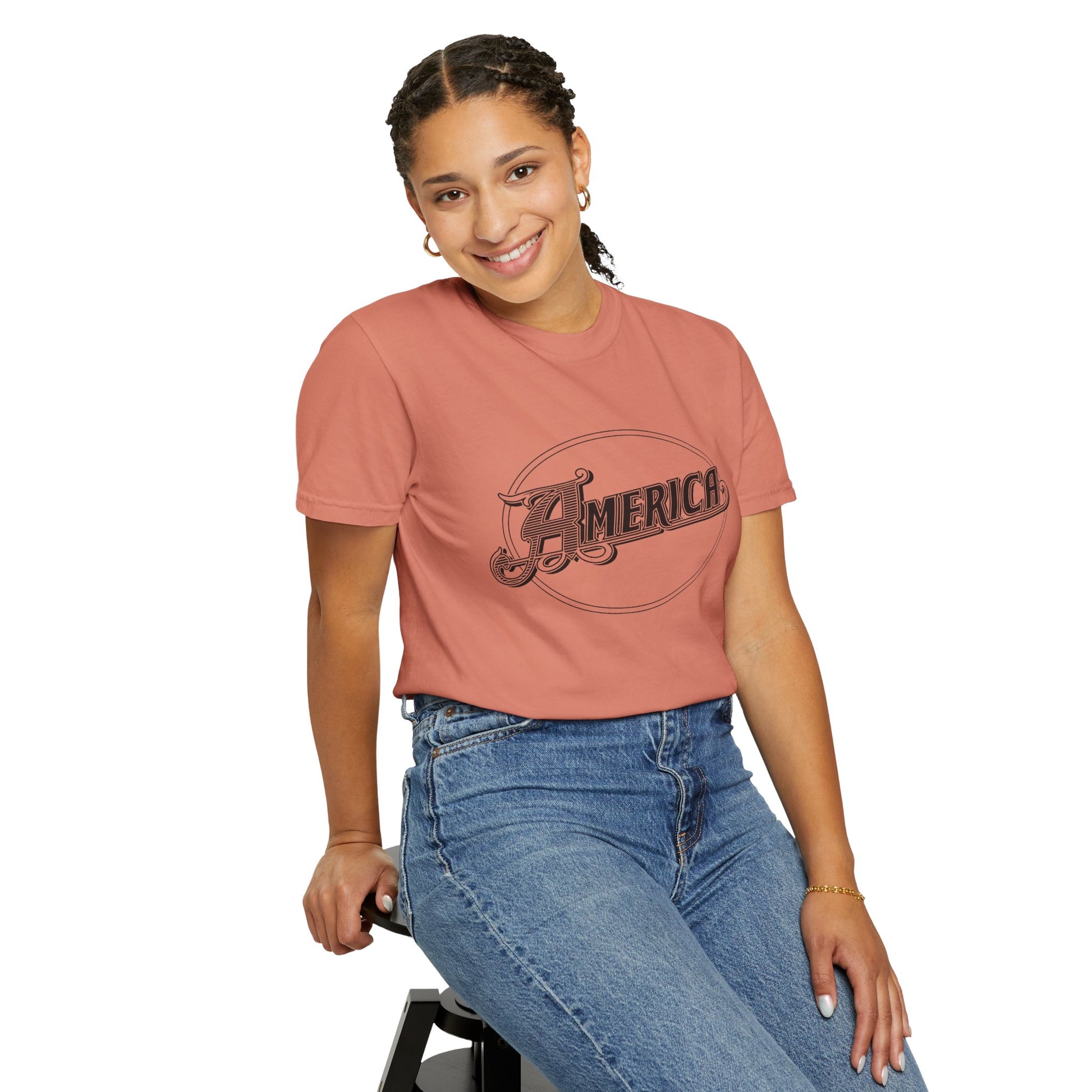 America Vintage Garment-Dyed T-Shirt