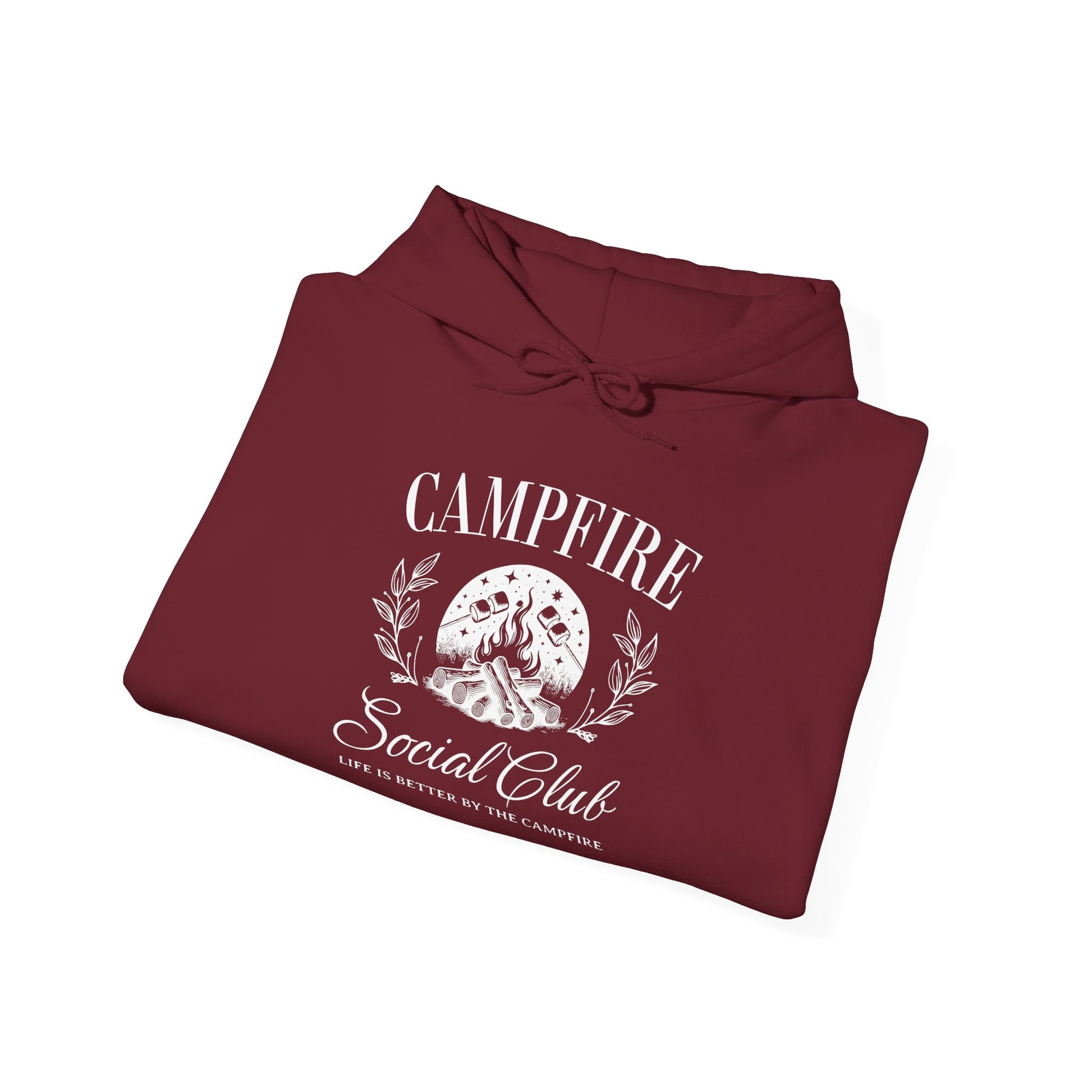 Campfire Social Club Hoodie – Life’s Better Around the Flames