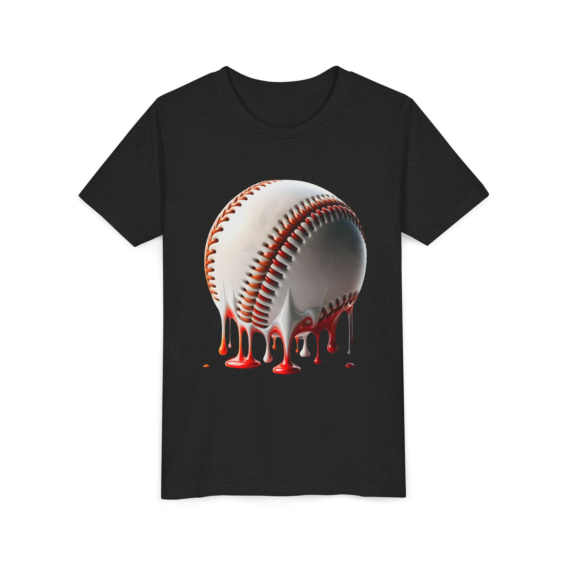 Youth Baseball Inspired Dripping Tee