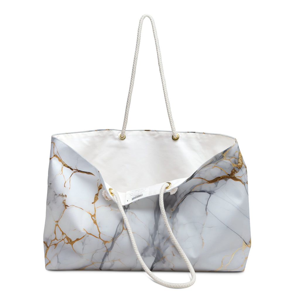 Marble Design Weekender Bag for Stylish Getaways