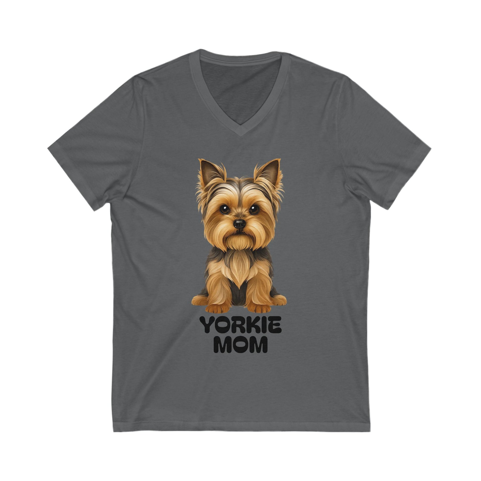 Yorkshire Terrior Mom V-Neck Tee